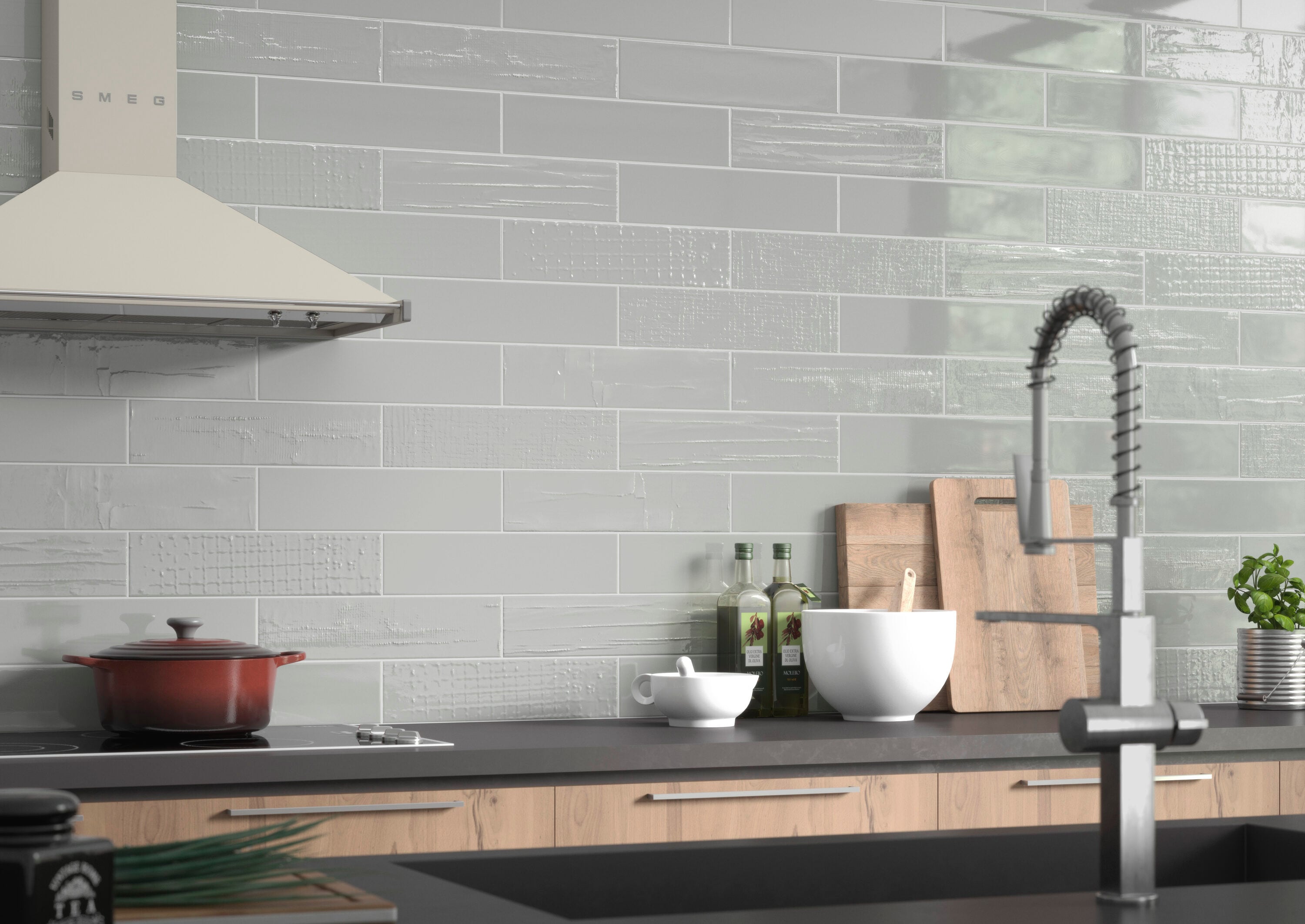 Perfecto Marvelli 4'' x 16'' White Ceramic Subway Tile