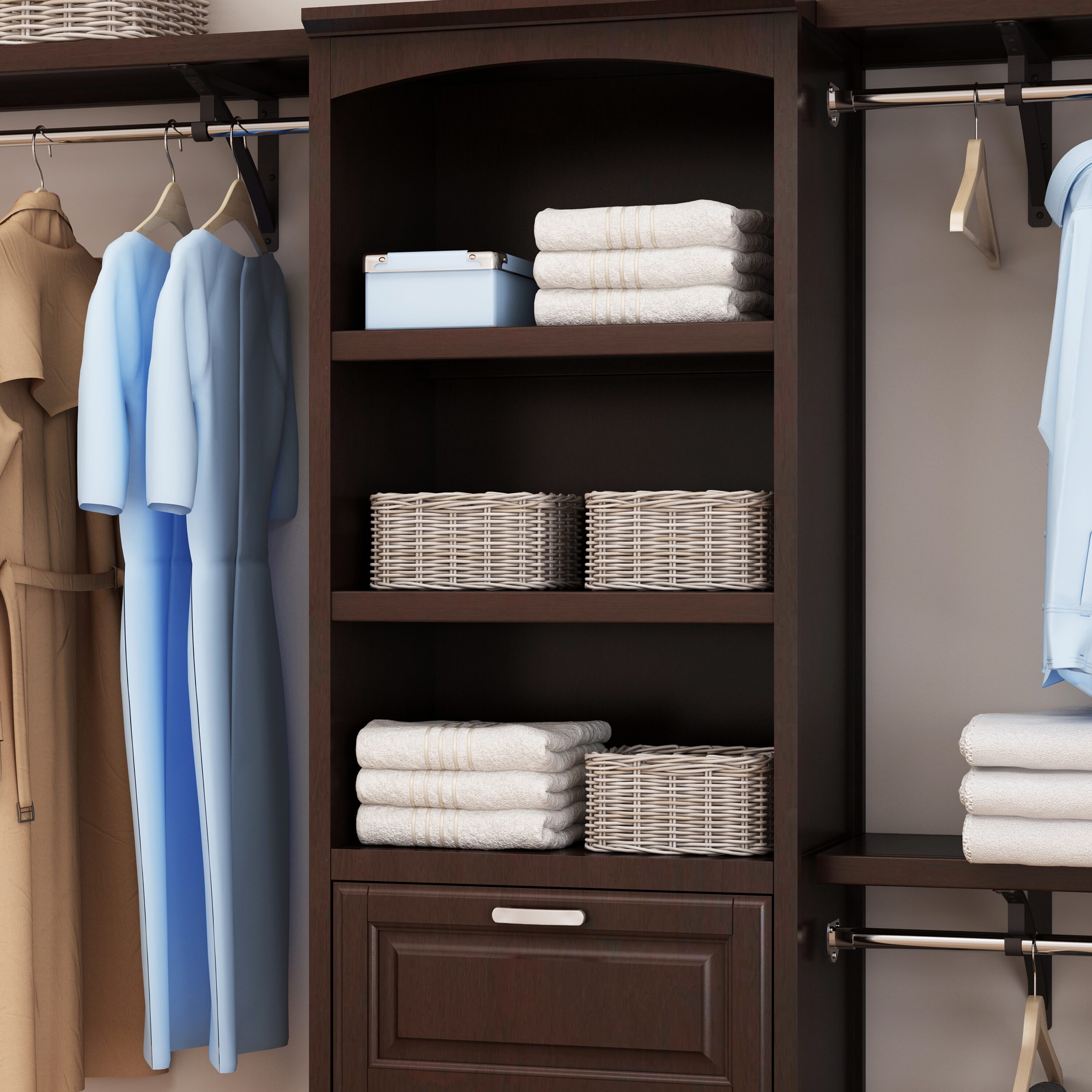 allen + roth LWSSS1621-1J Wood-Closet-Shelves - View #6