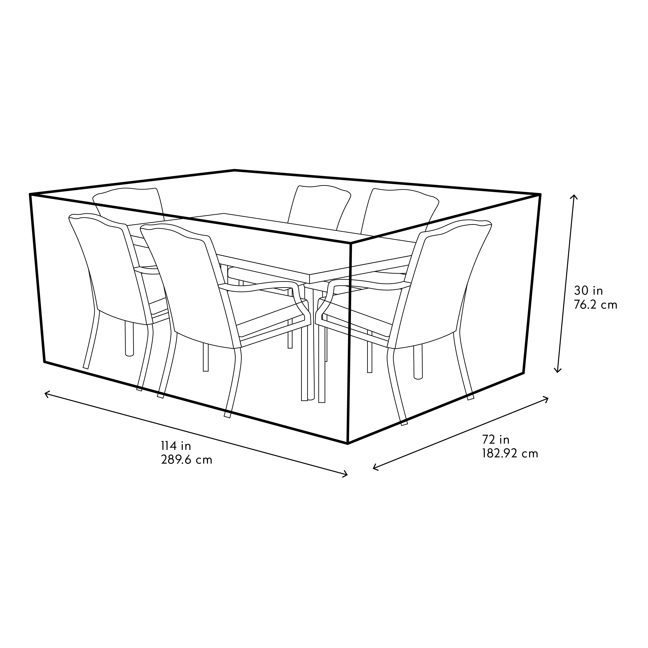 Style Selections 17837LWS Patio-Furniture-Covers - View #2