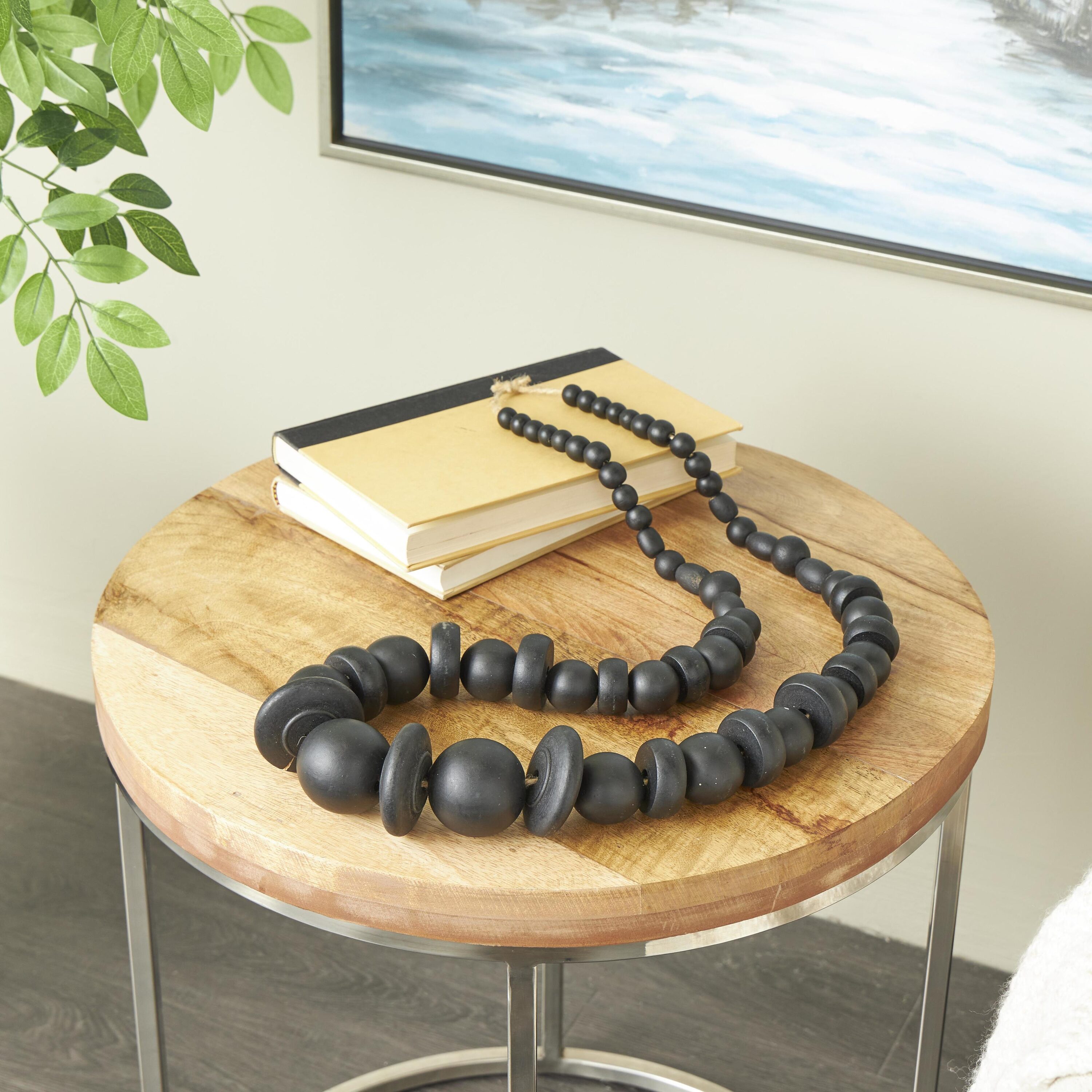 Grayson Lane 822598 Black Wood Modern Decorative object