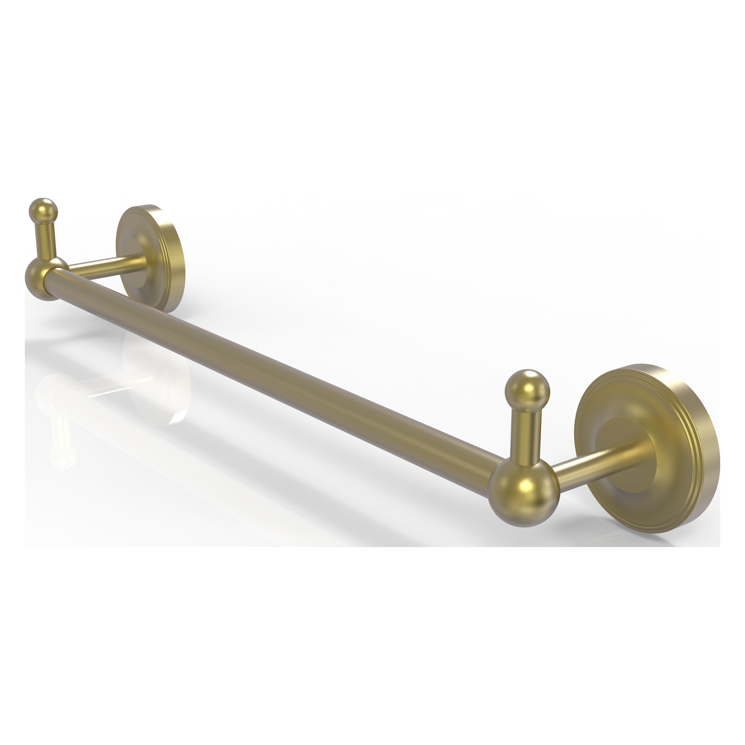 Allied Brass PR-41-36-PEG-SBR Prestige Regal 36-in Satin Brass Wall mount Single Towel Bar