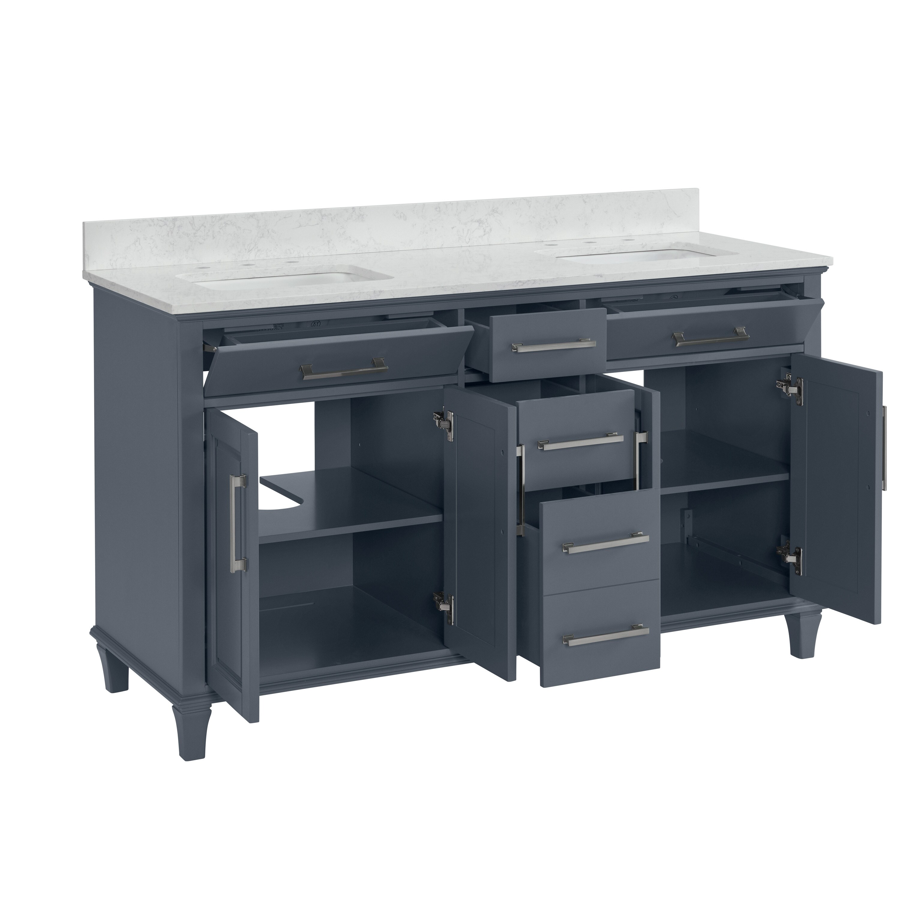 allen + roth 1789VA-60-310 Bath-Vanity-Combo - View #4