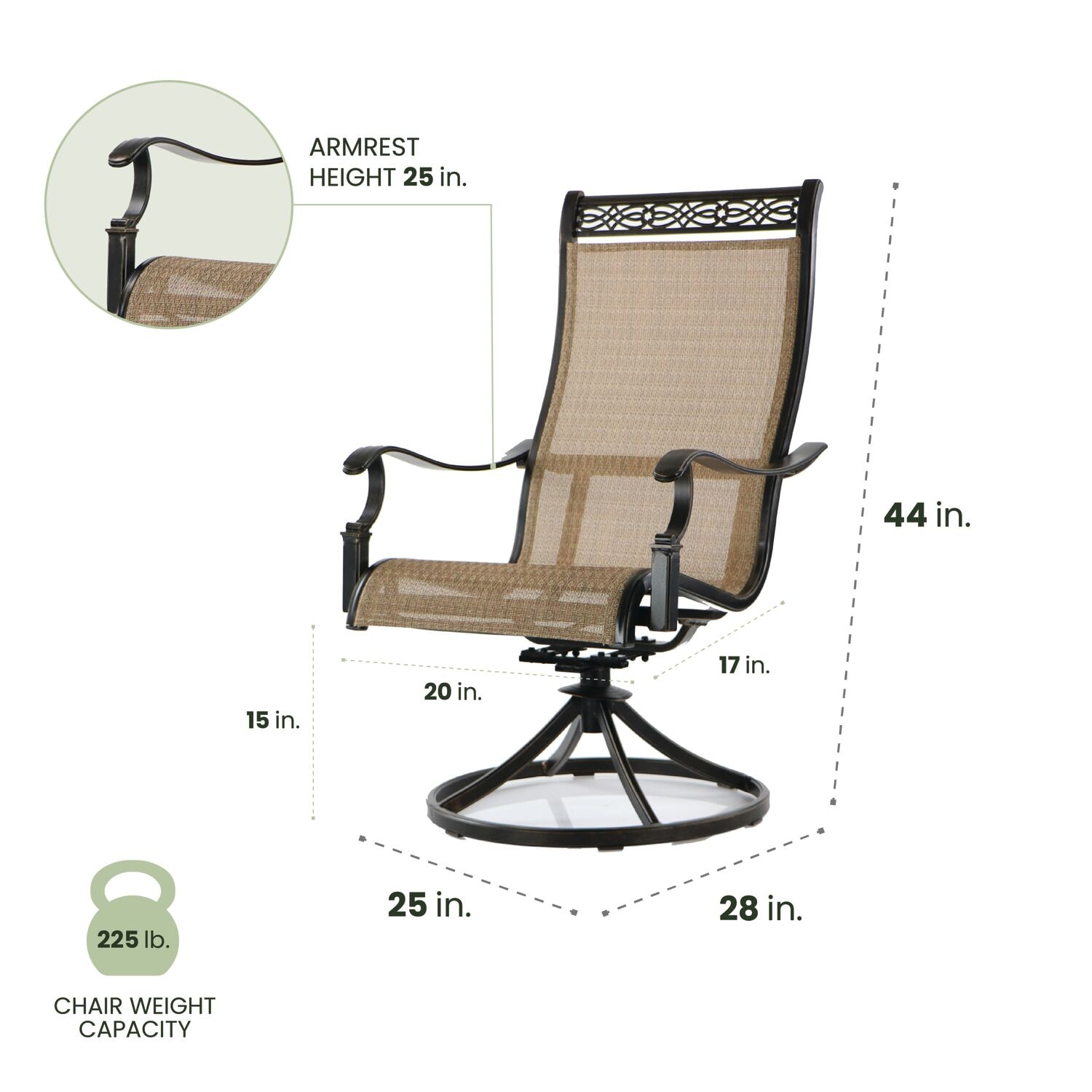 Hanover MONDN3PCSWG Patio-Dining-Sets - View #3