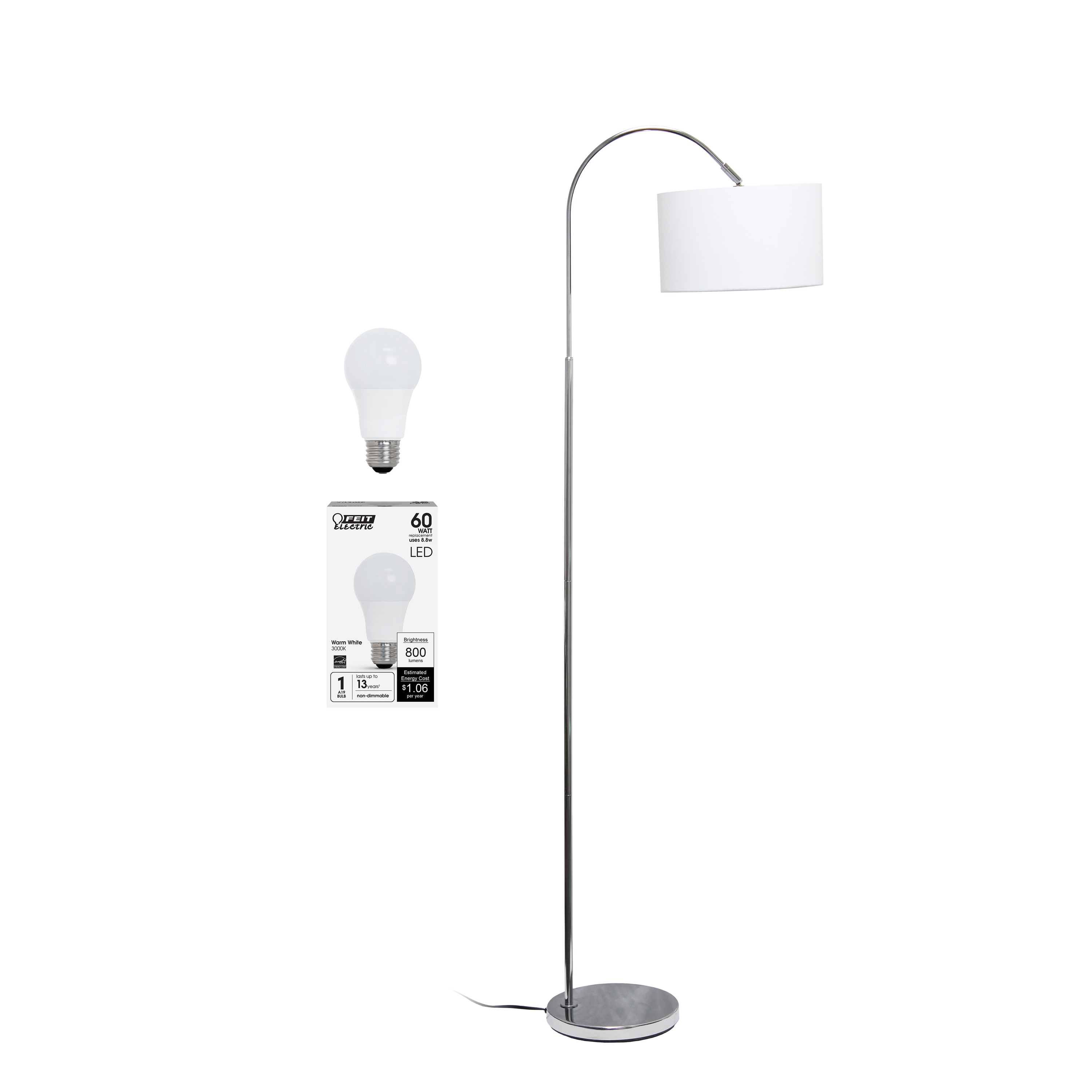 Creekwood Home CWF-3006-WH-LB floorlamps - View #11