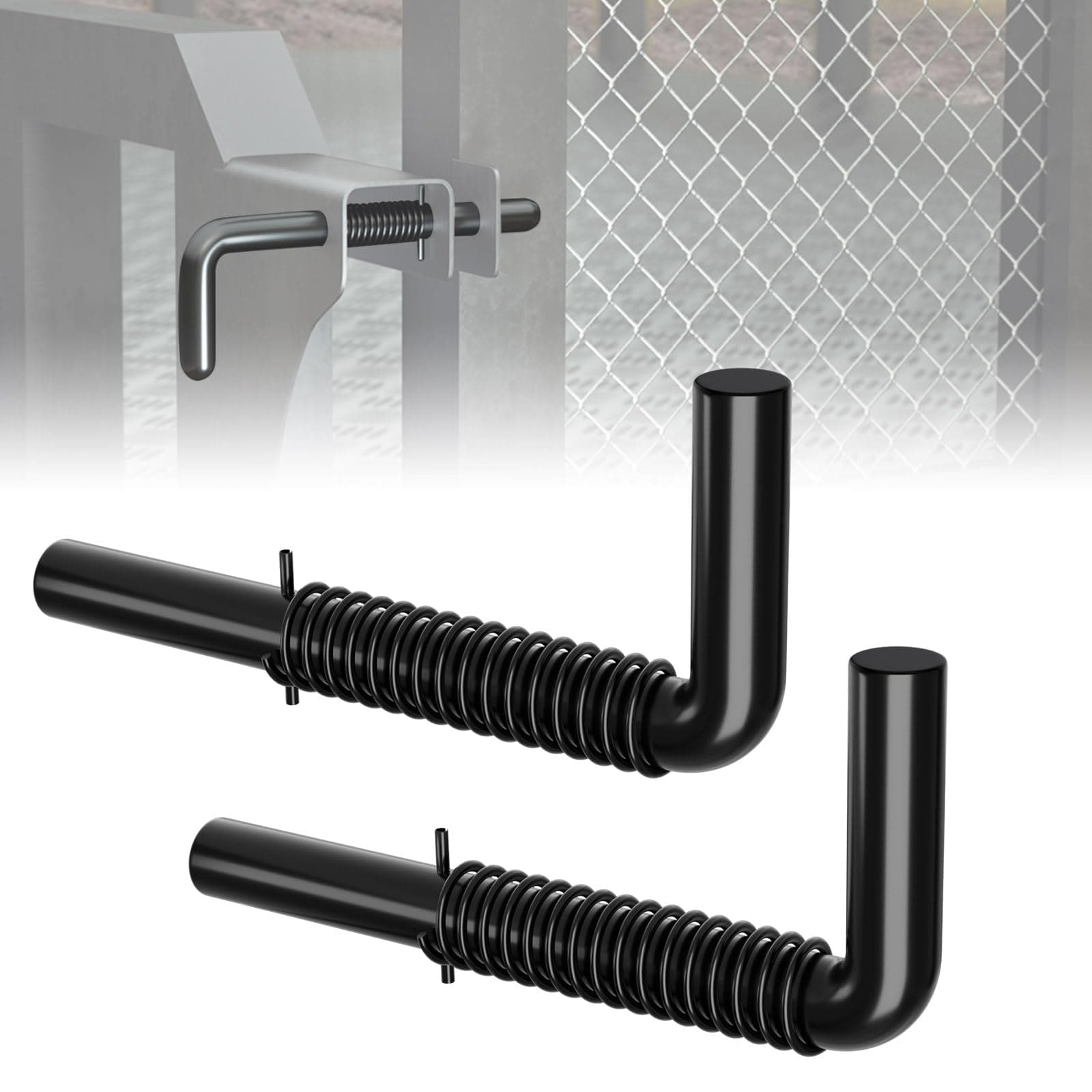 Vrbgify  Trailer Gate Spring Latch Kit 819t Replacement for Carry-On Utility Trailers Set of Two durable home and garden accessory designed for