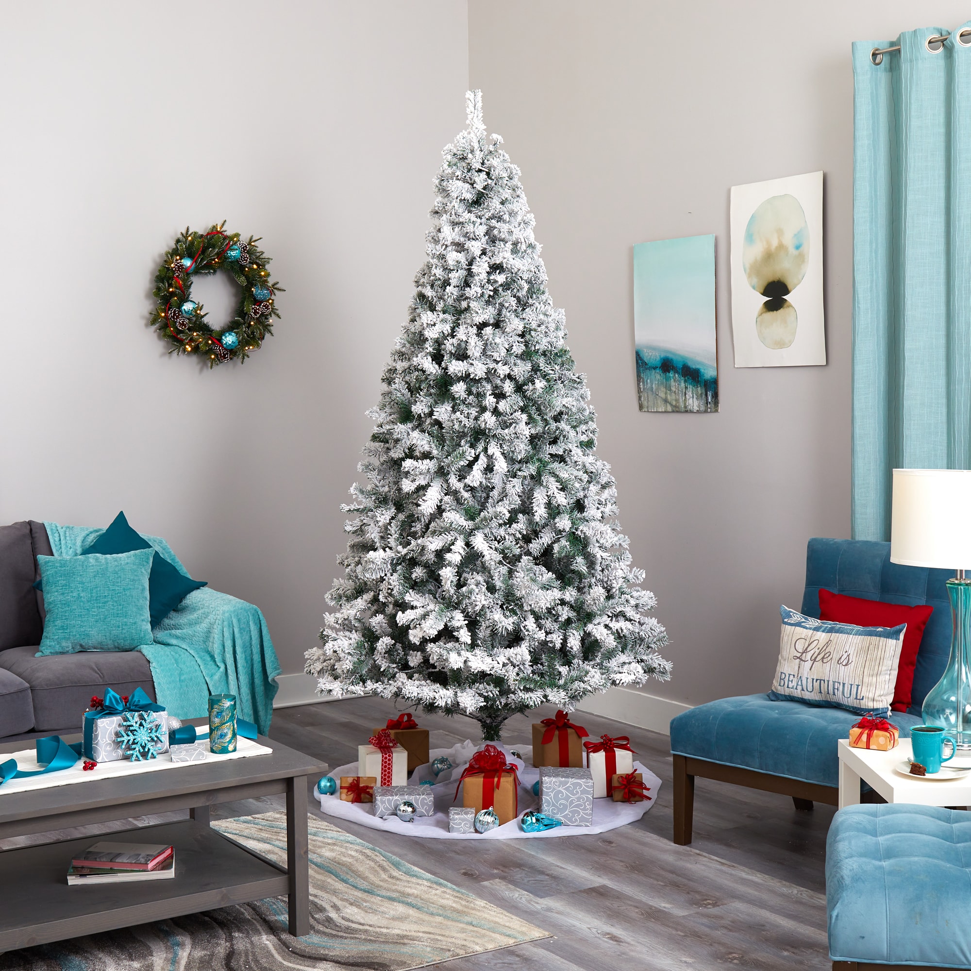 Nearly Natural T1754 Artificial-Christmas-Trees - View #8