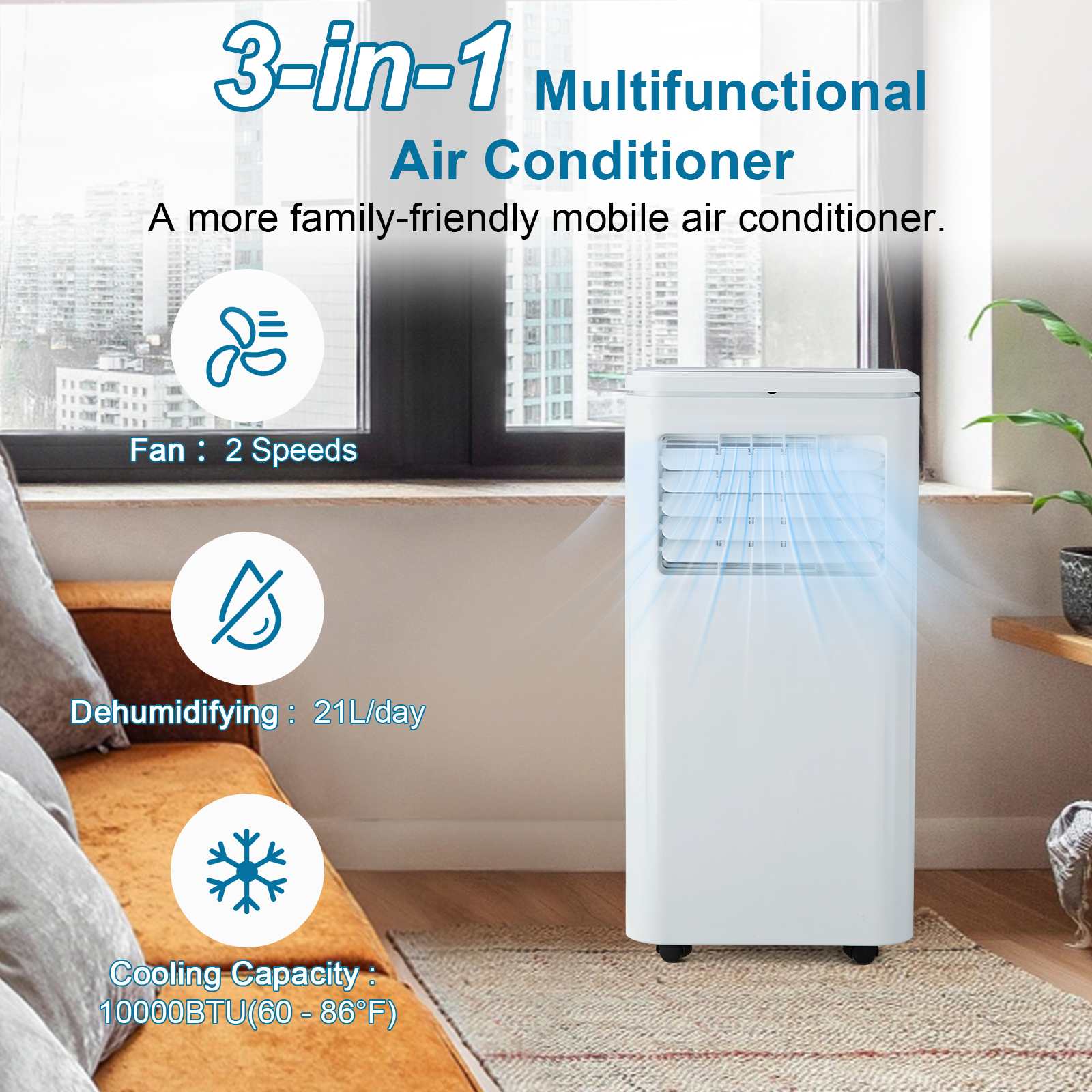Qeetex LSHQQPHO-10FE3UOT Portable-Air-Conditioners - View #4