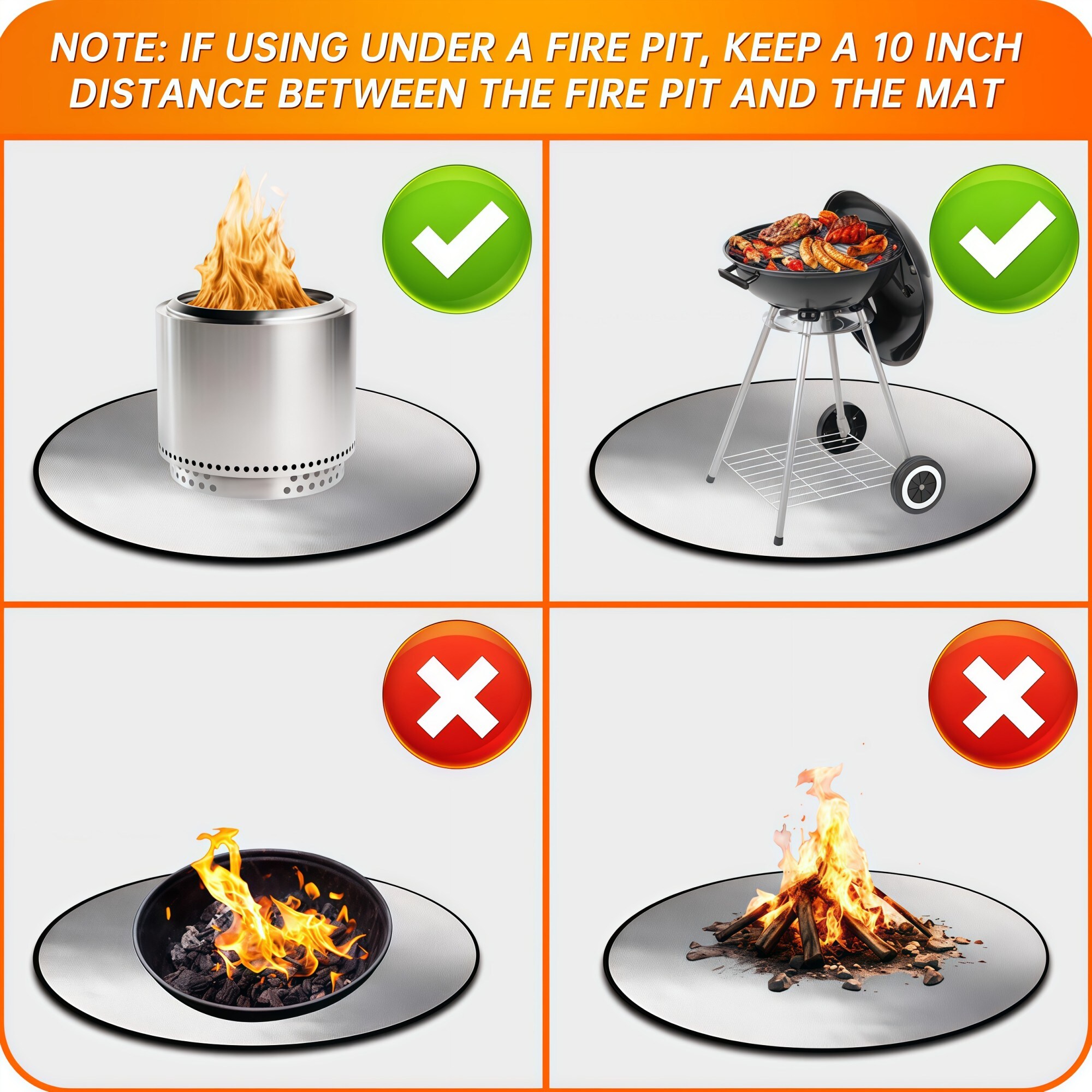 Numhew NHSEAN4927 Grill-Mats - View #7