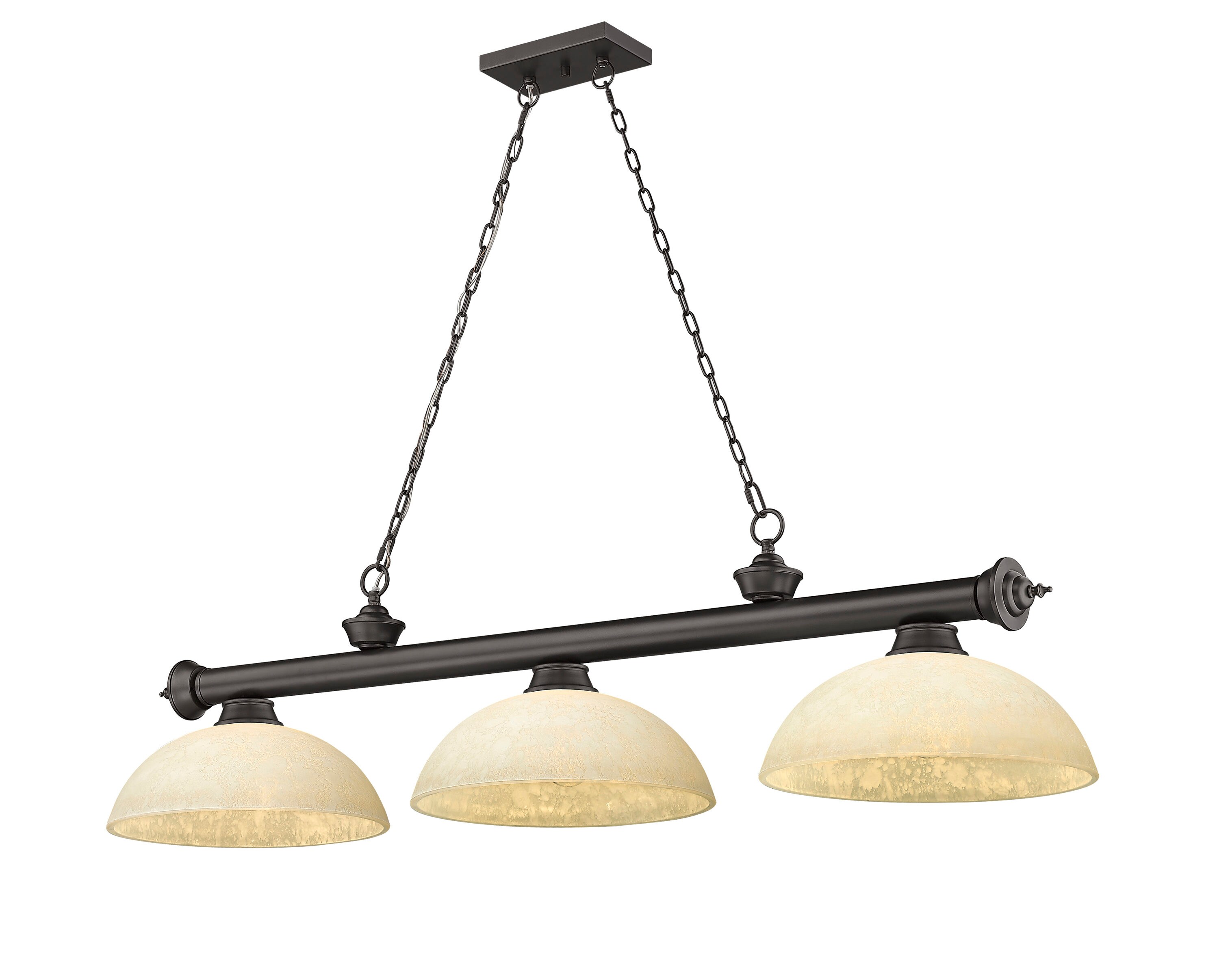 oil rubbed bronze pool table light