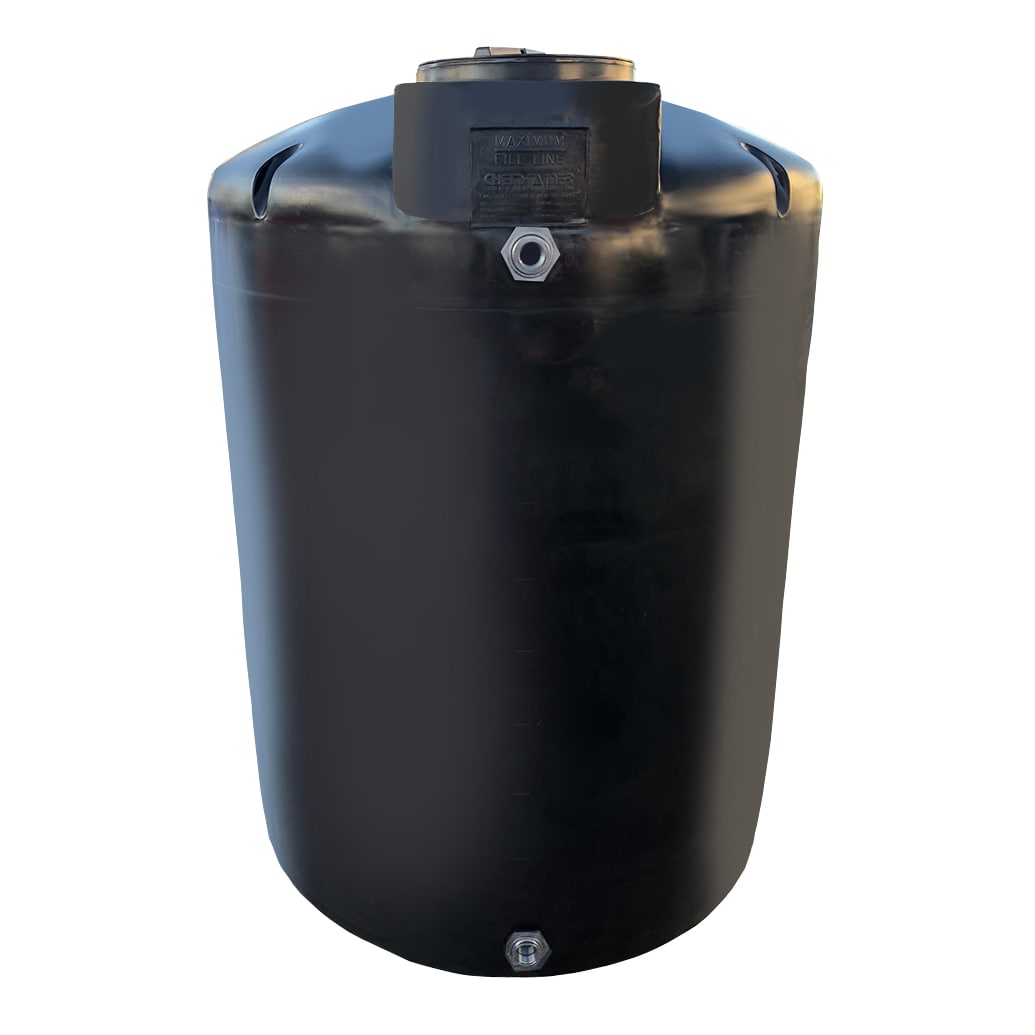 CHEM-TAINER TC6460IW-BLACK 700-Gallons Plastic Black Water Storage Tank