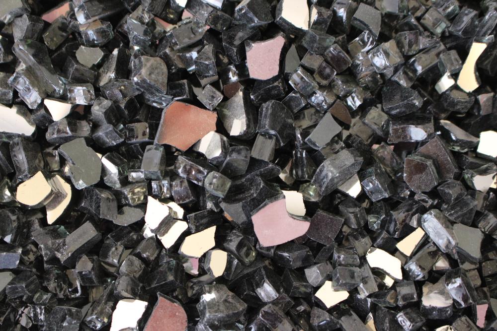 Exotic Glass EG25-R03 Black Fire Glass