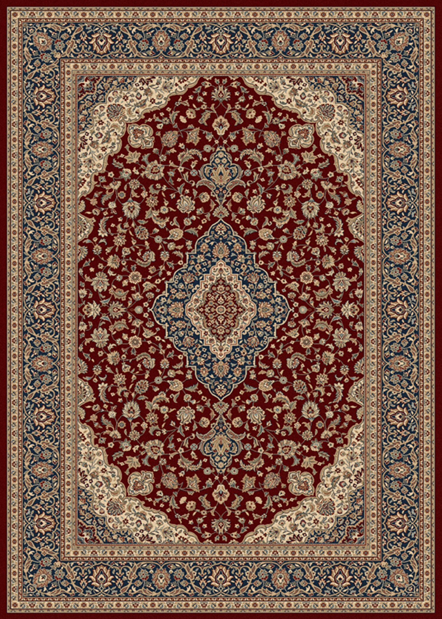 Balta 6852010-5X8 Traditional-Odyssey 5 X 8 (ft) Border Area Rug