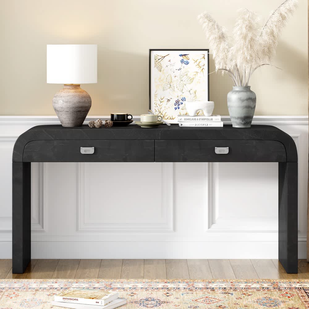 Coolbibila SEAN-CONSOLE-BLACK Console-Sofa-Tables - View #2