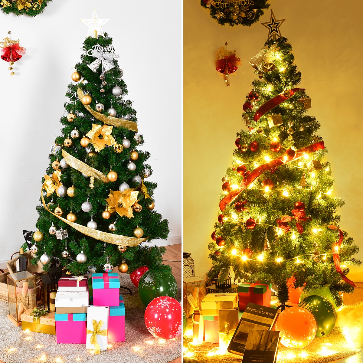 Costway CM19721 Artificial-Christmas-Trees - View #5