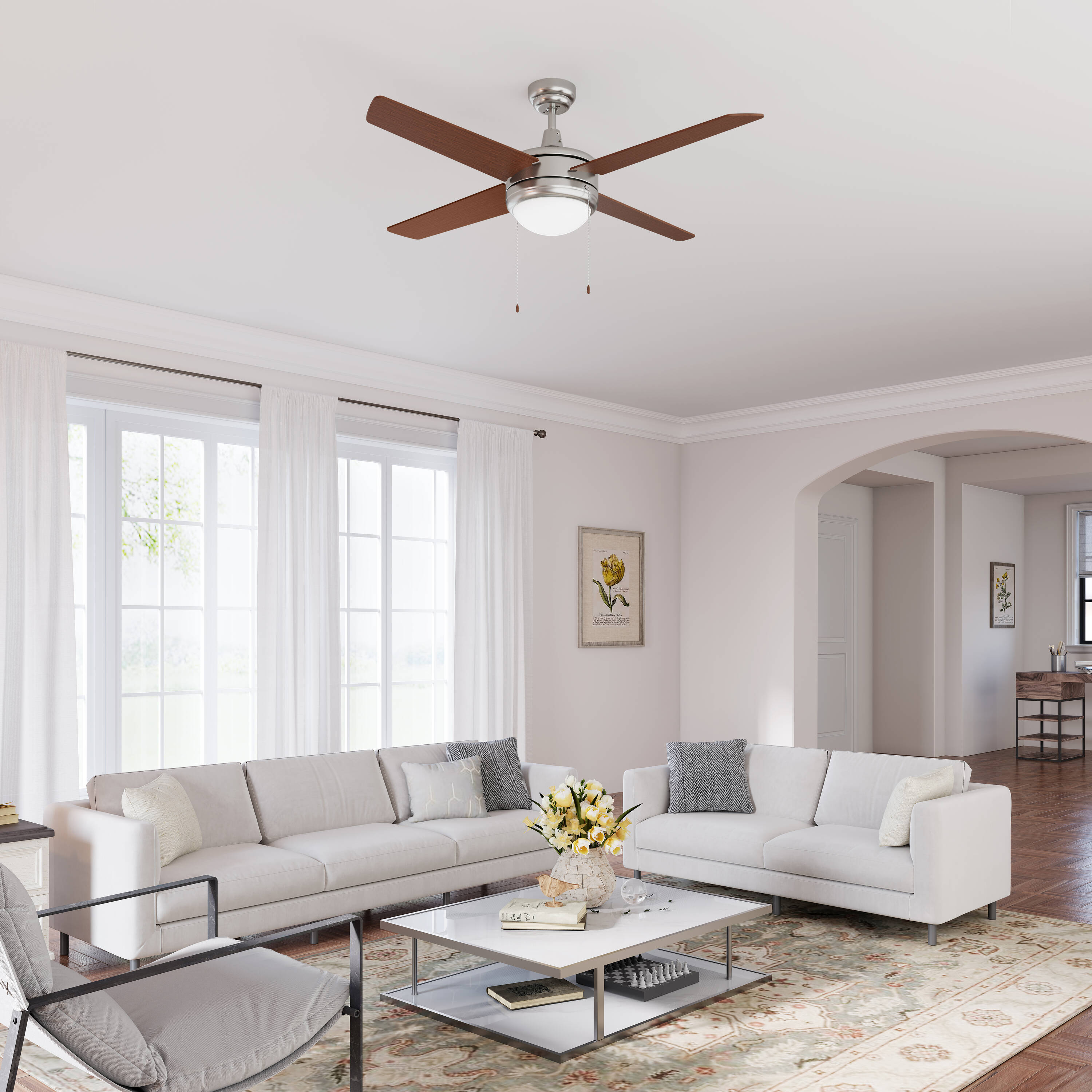 RP Lighting + Fans 1008LED-BN Ceiling-Fans - View #6