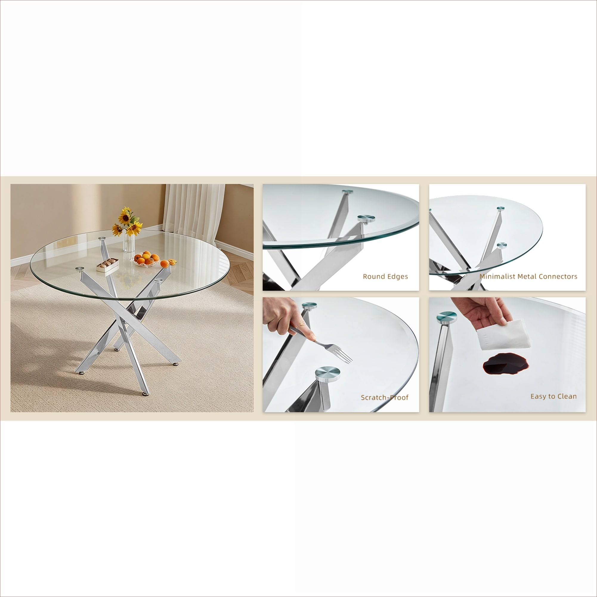 Watnature 3Z84TM9NDEVJ Dining-Tables - View #11