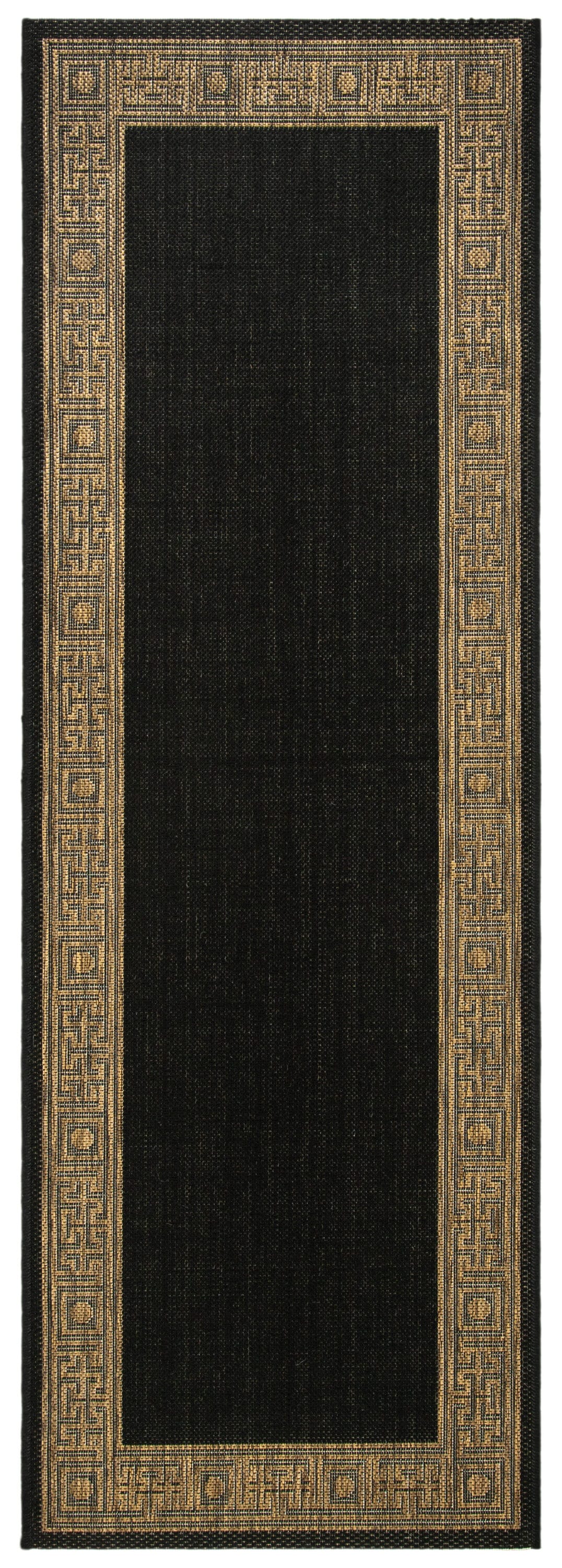 Cy 5143G Black Coffee 2 X 12 Runner Rug