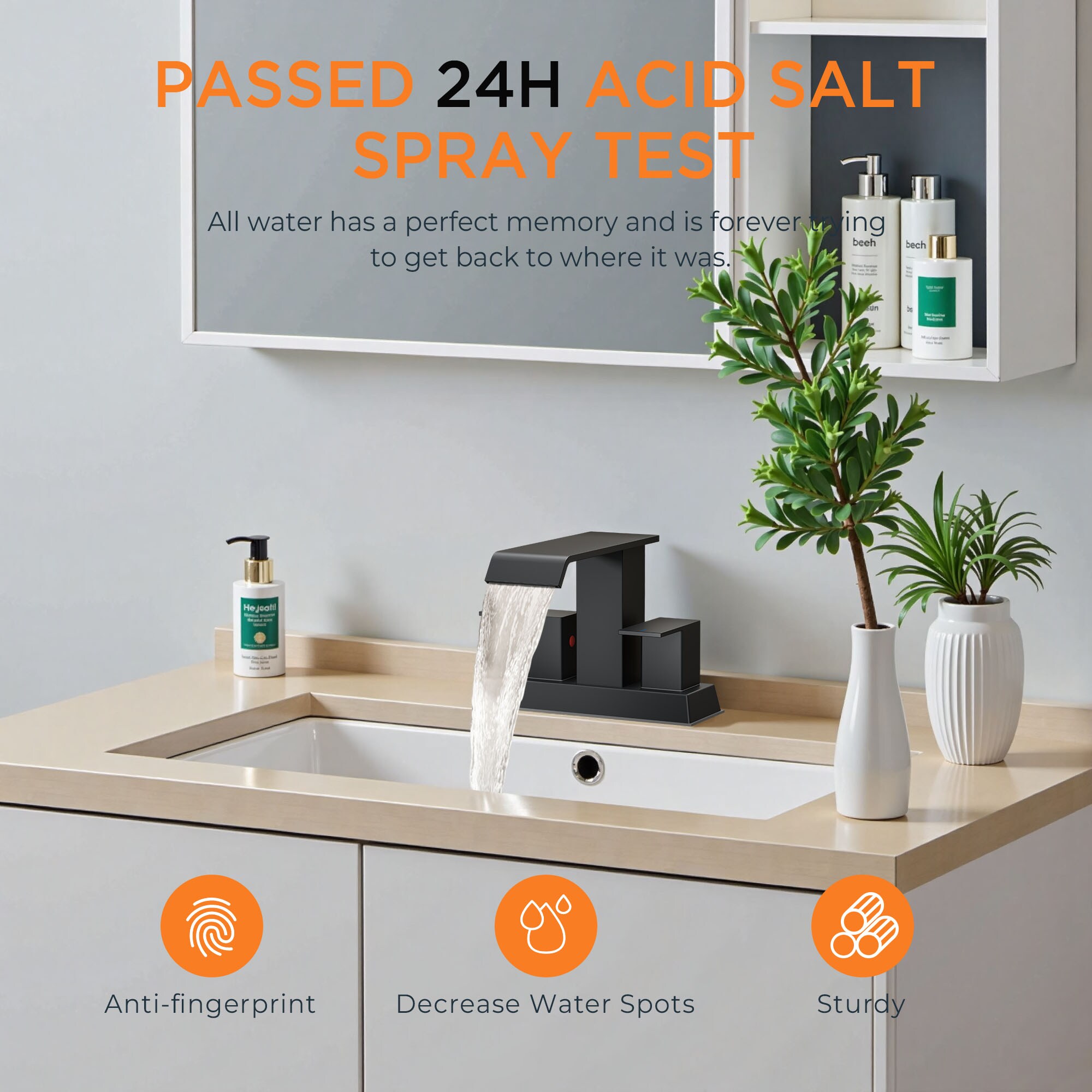 androme 35A6-BLACK Lavatory-Faucets - View #3