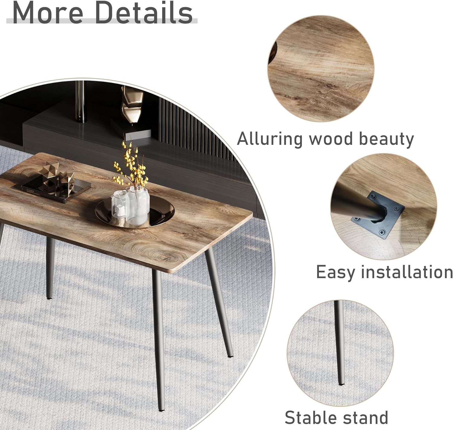 Siavonce XH33893 Dining-Tables - View #8