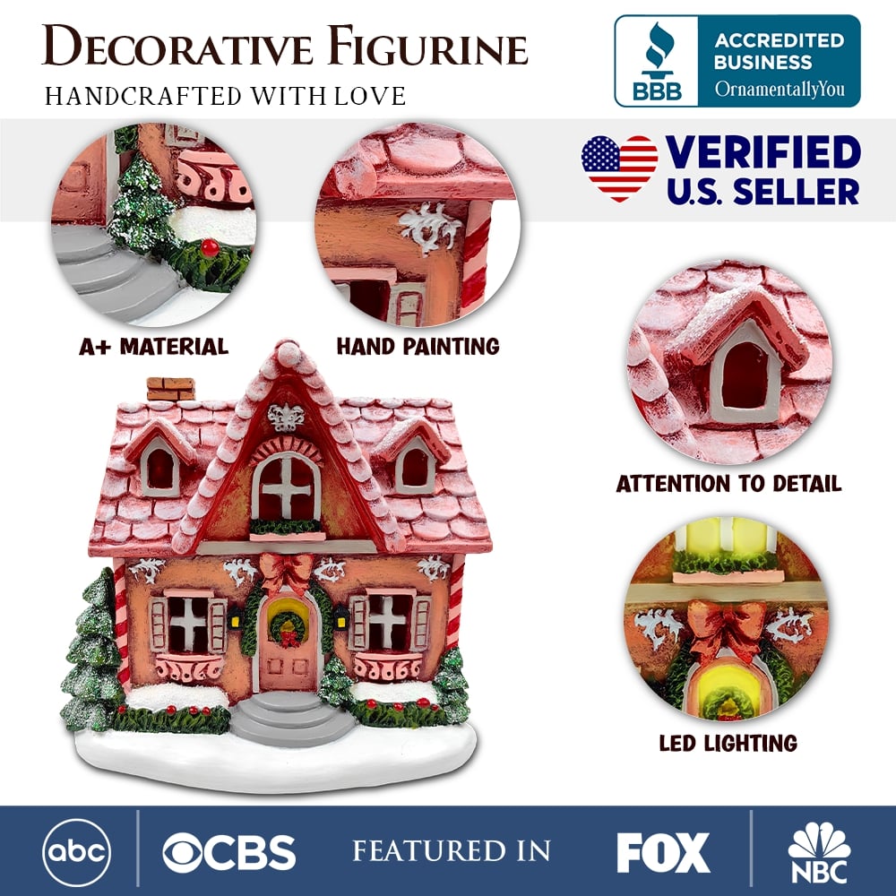 OrnamentallyYou RSTATUE1018 Table-Christmas-Decorations - View #2