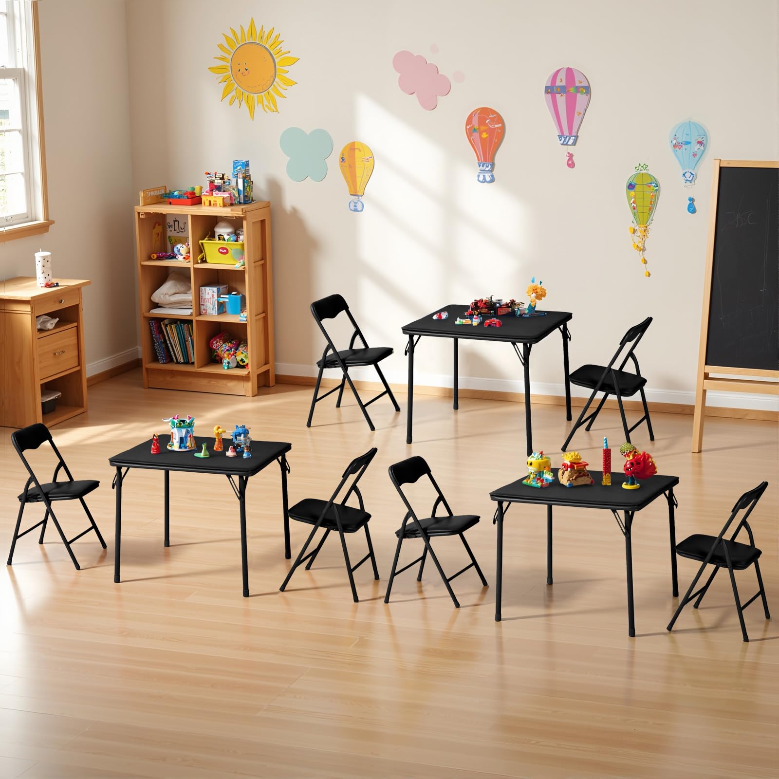 Homy Casa PAGE BLACK 1+2 Folding-Furniture-Sets - View #5