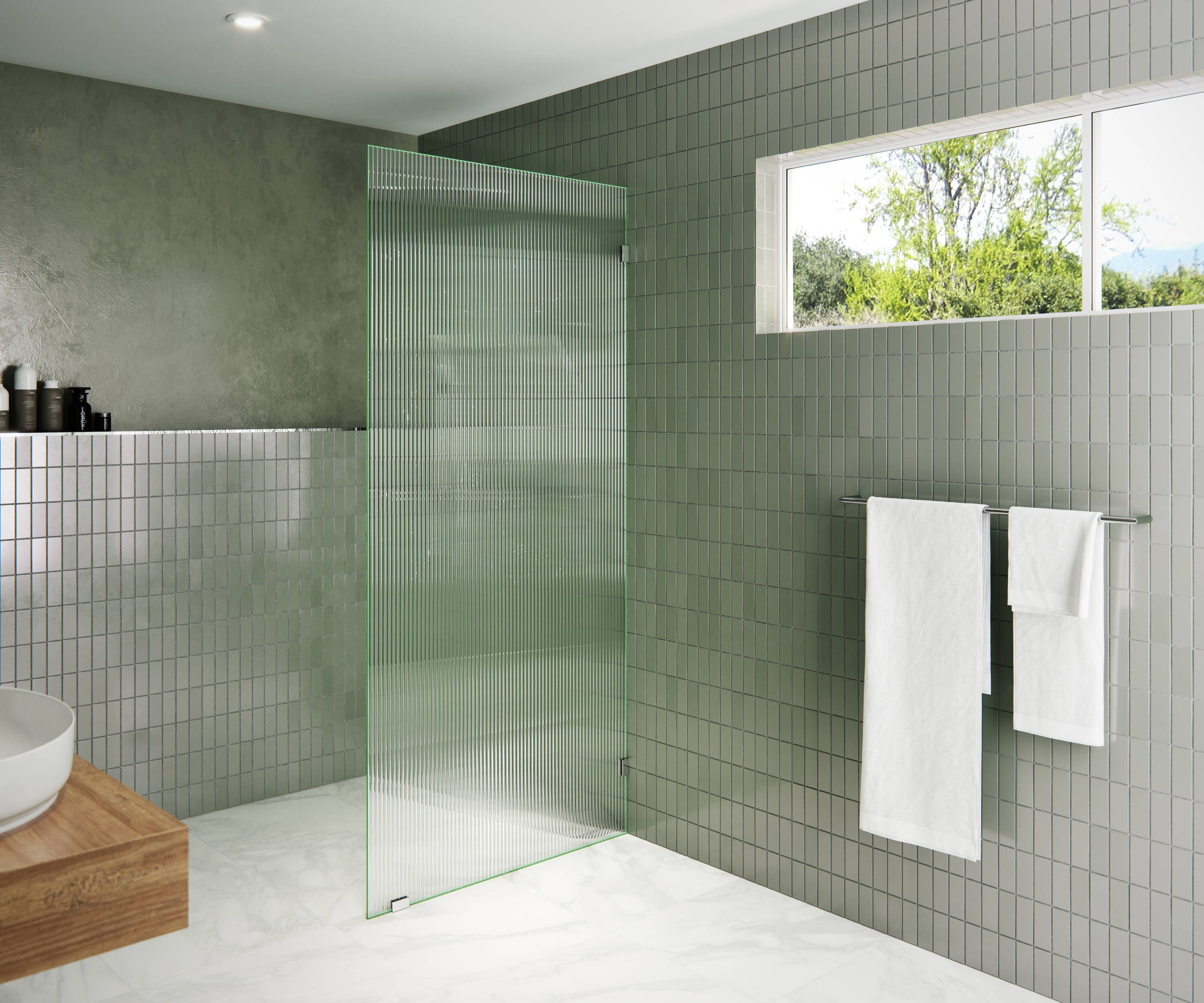 Glass Warehouse GW-FL-34-CH Shower-Doors - View #3