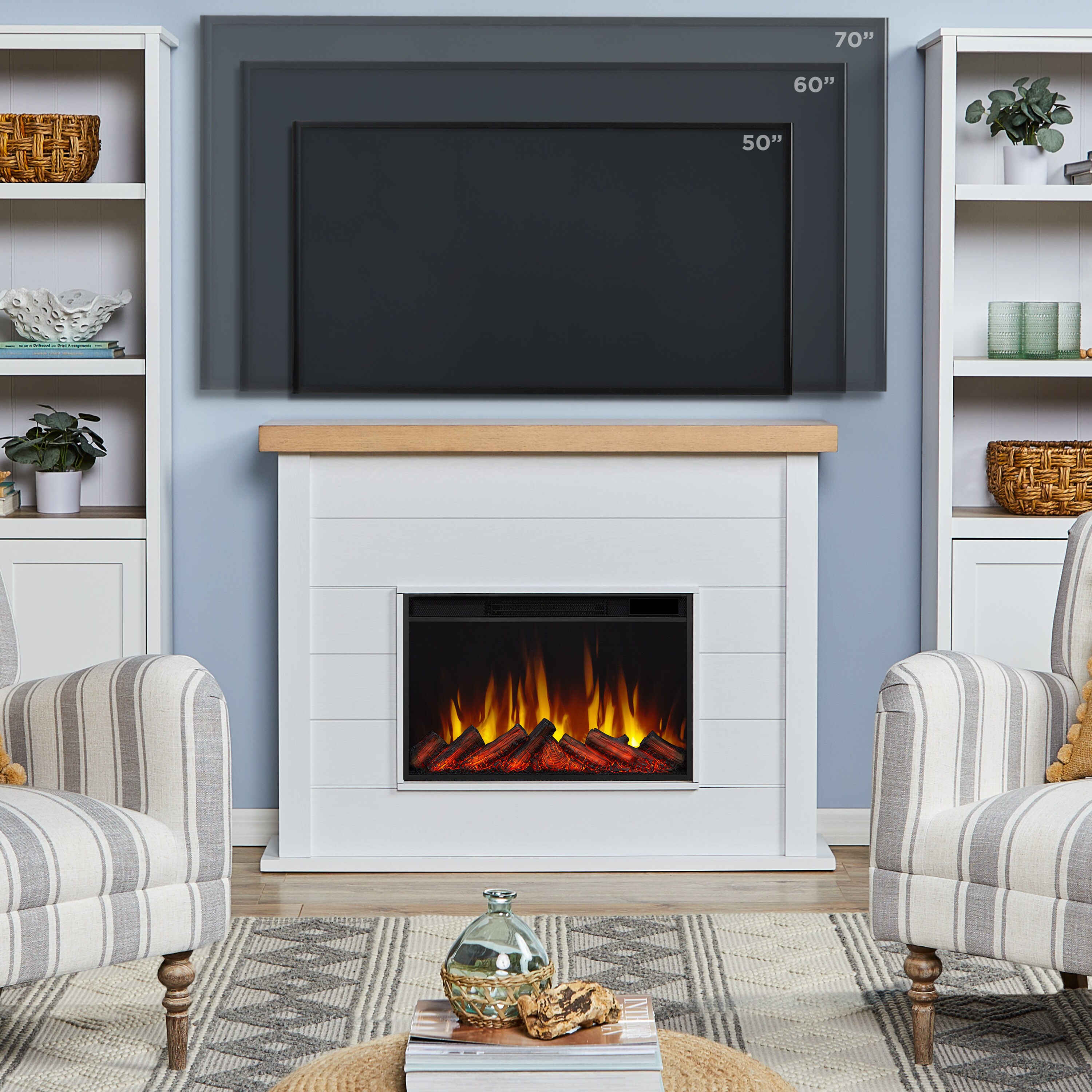 Real Flame 13056E-WHT Electric-Fireplaces - View #15
