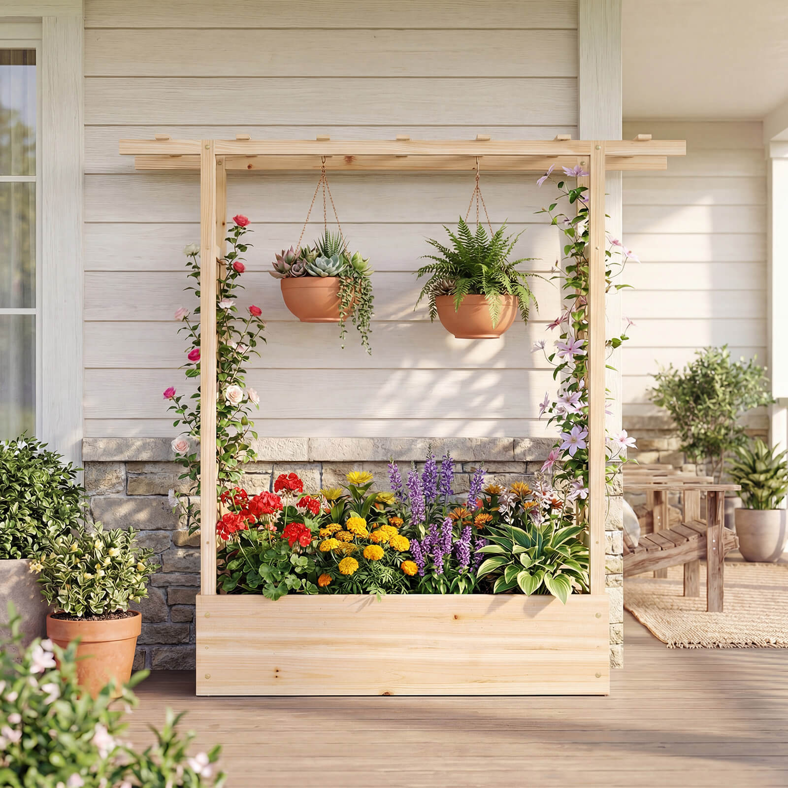 Costway CSHY005973 Raised-Garden-Beds - View #4