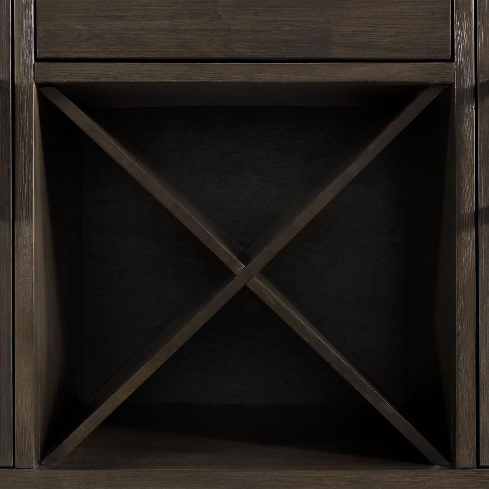 Jasper 60" Brown Walnut Transitional Server with Drawers