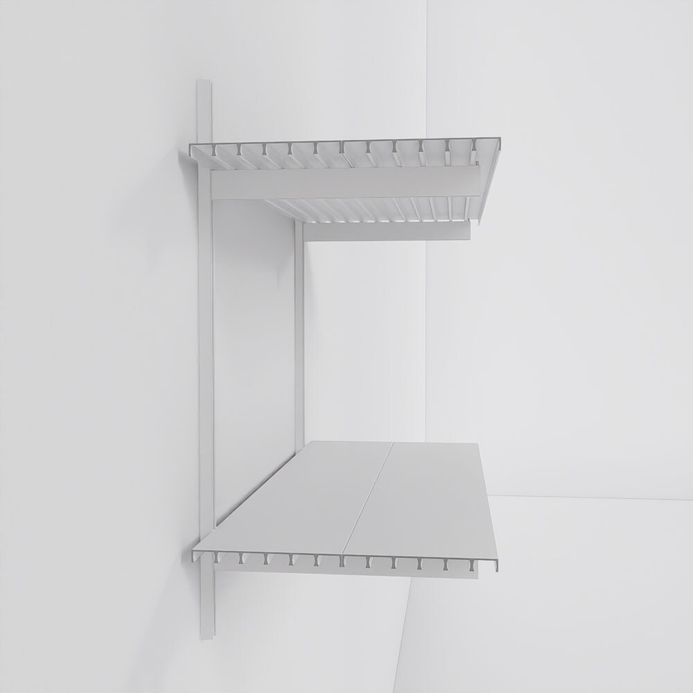 Modern Shelving ALUMWAL-1231-WW Wall-Mounted-Shelving - View #6