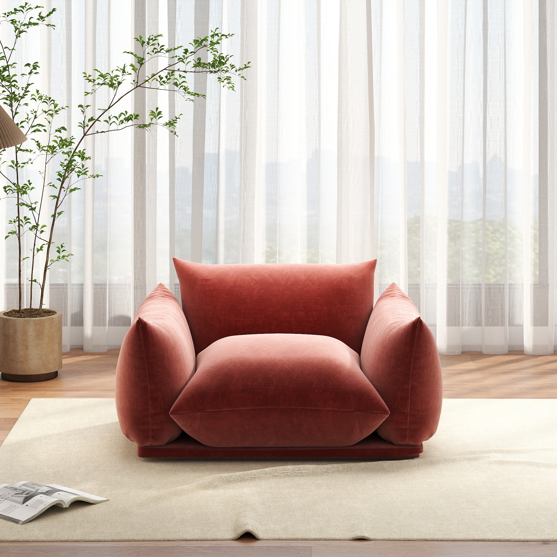 BuotiqHom DH-A-119OR-S1 Sofas-Loveseats - View #2