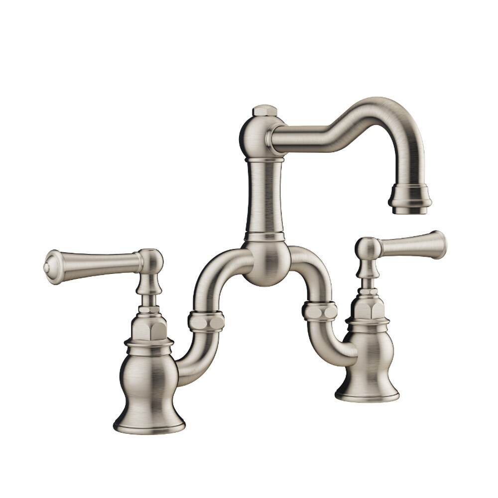 Jacuzzi Barrea Brushed Nickel Widespread 2-handle WaterSense Bathroom ...