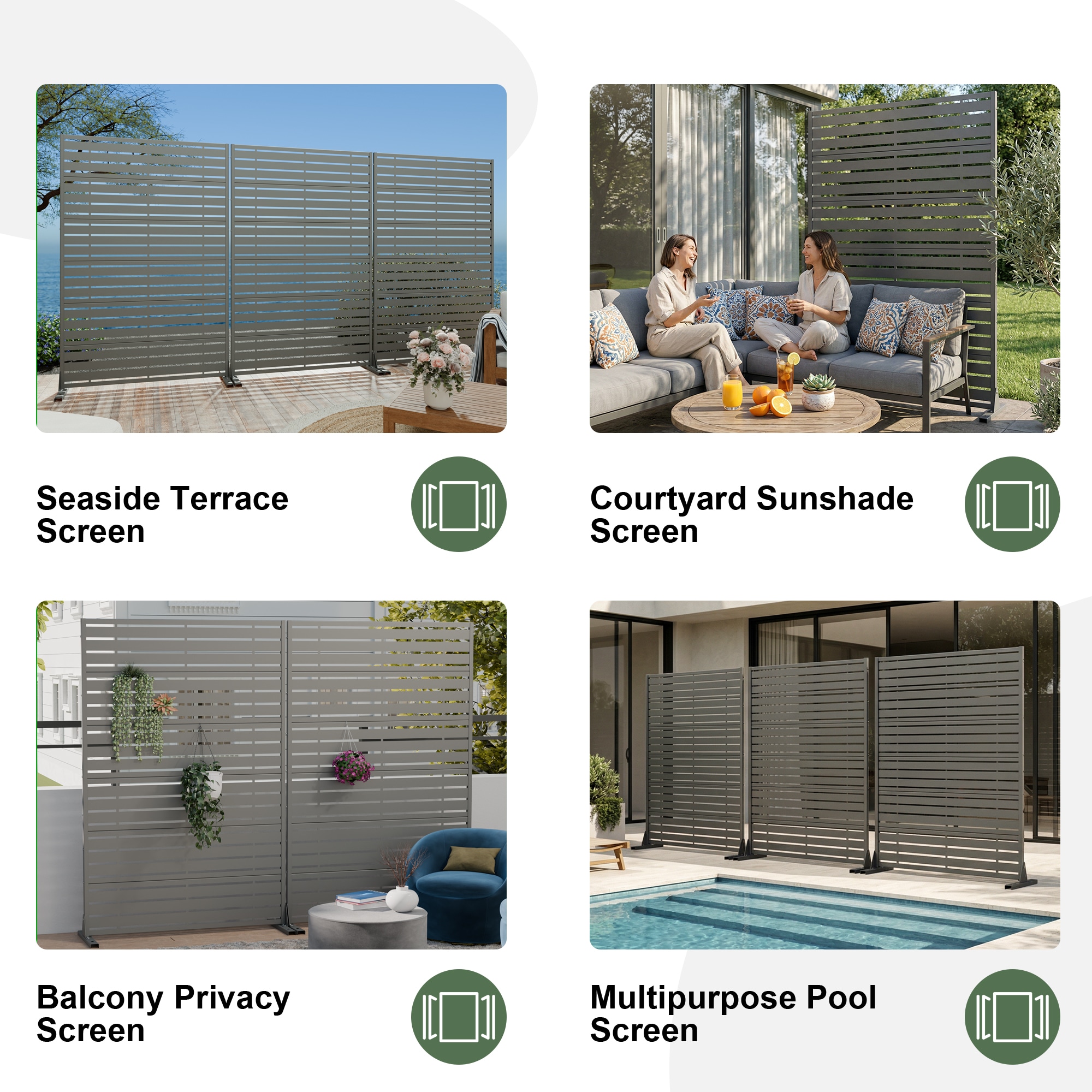 Wooakway L20609-604A12 Outdoor-Privacy-Screen - View #11