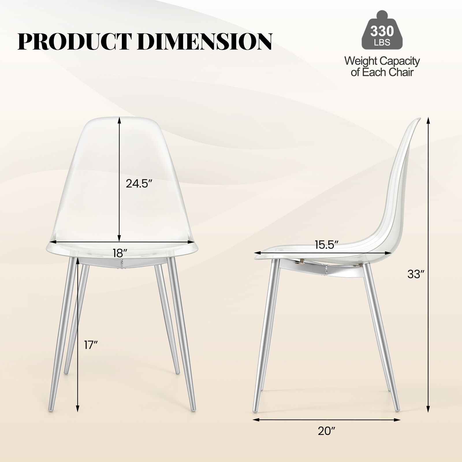 Slickblue D-CO-KC56973CL-4 Dining-Chairs - View #6