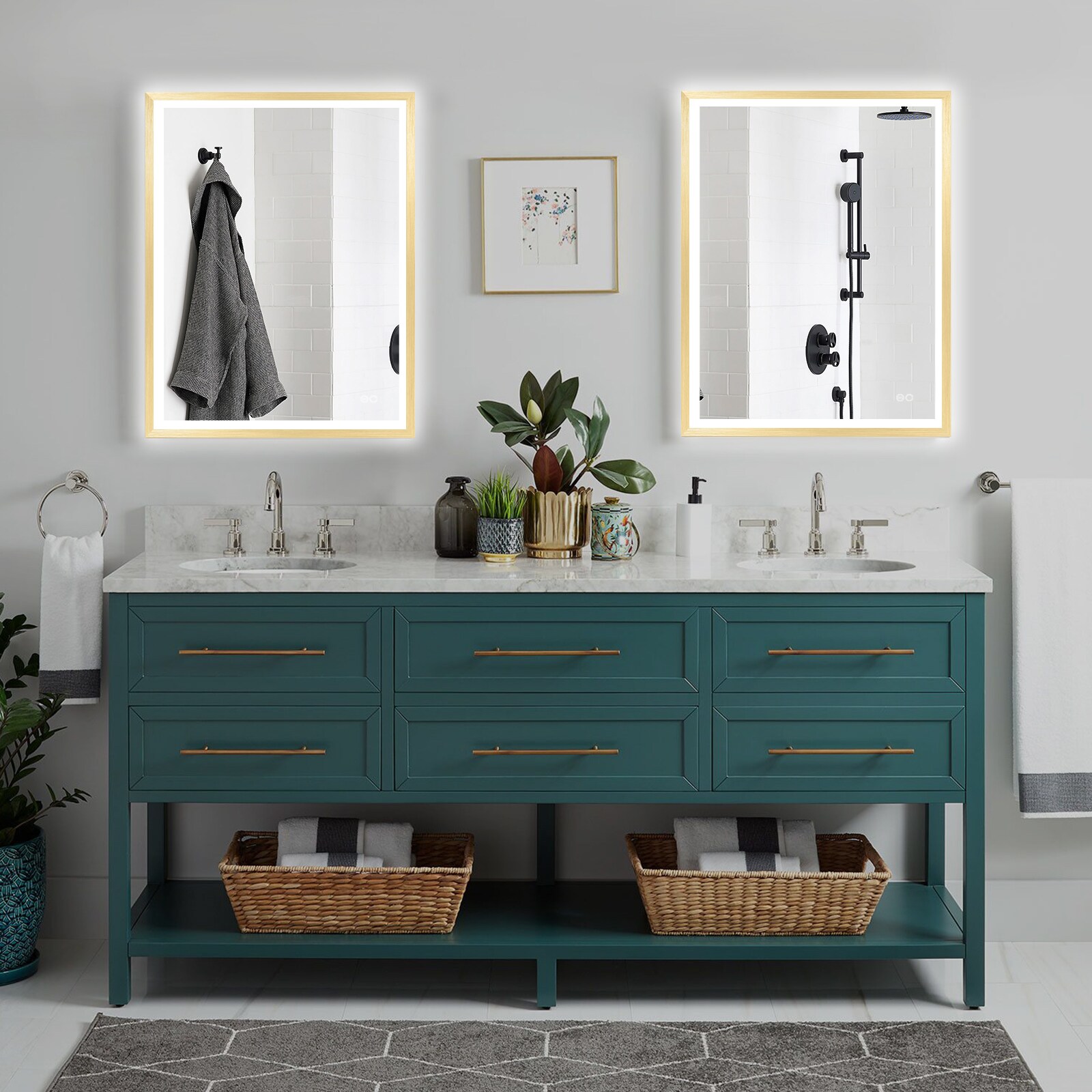 Forclover MRE-6F2836GD Framed-Bath-Mirrors - View #20