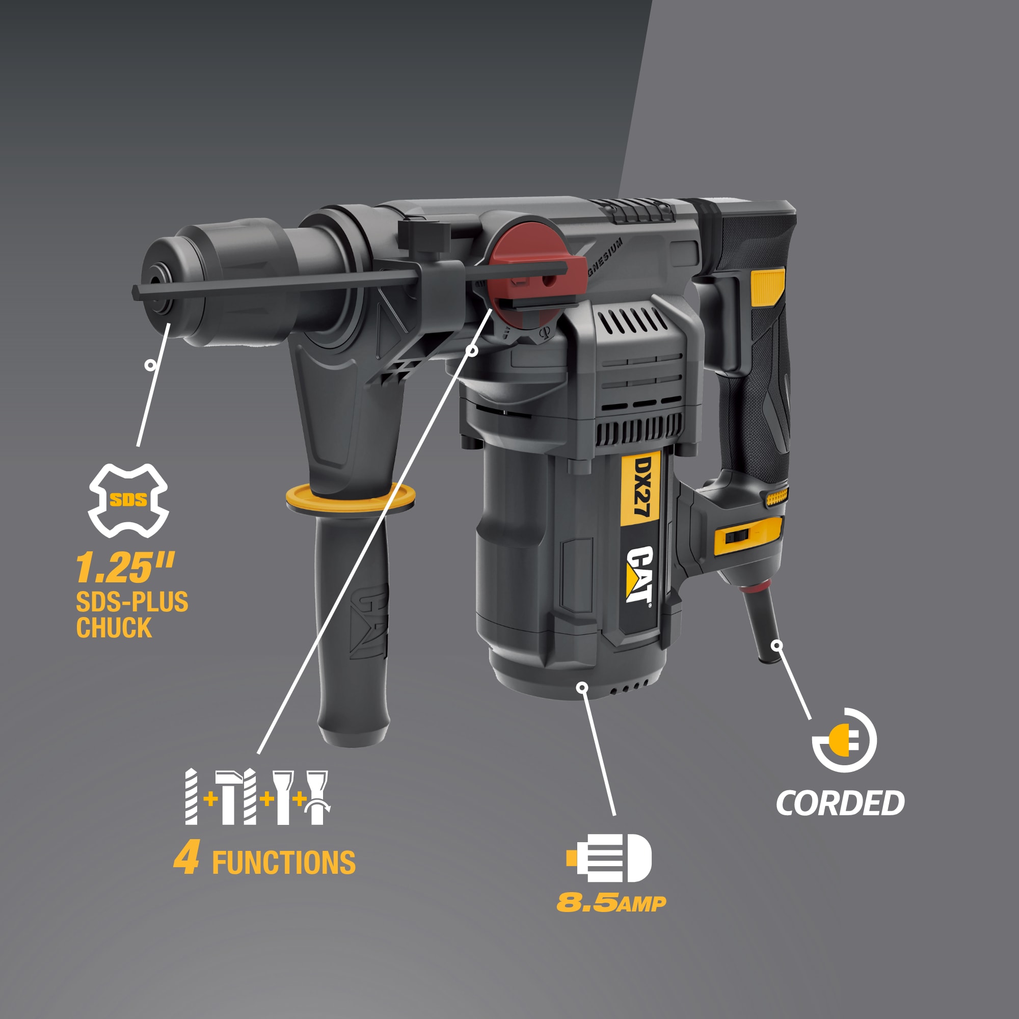 Cat DX27U Cordless-Rotary-Hammers - View #2