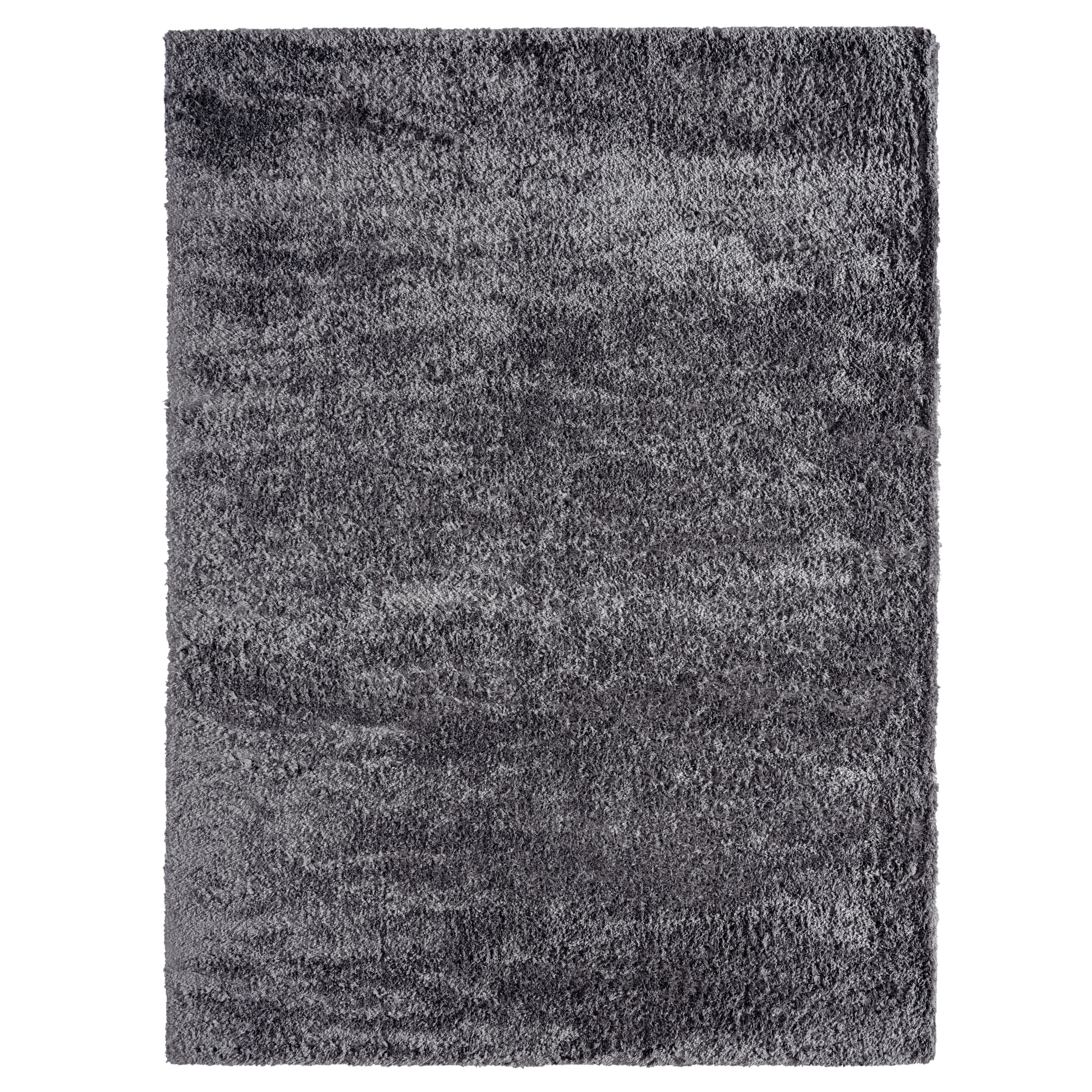 Everloom Royal Shag 8 X 10 (ft) Charcoal Indoor Solid Area Rug at Lowes.com