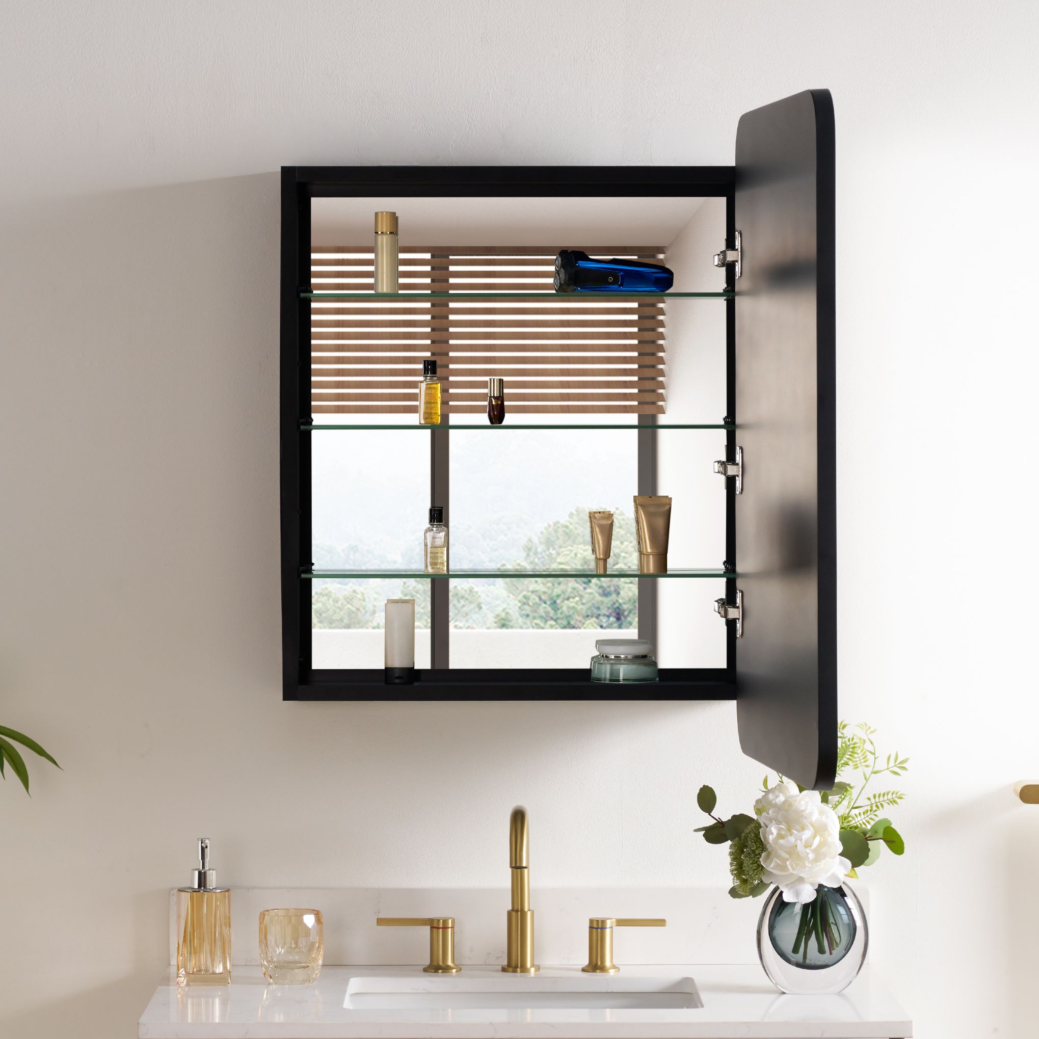 WELLFOR LEA2432MB-LR Bathroom-Medicine-Cabinets - View #5