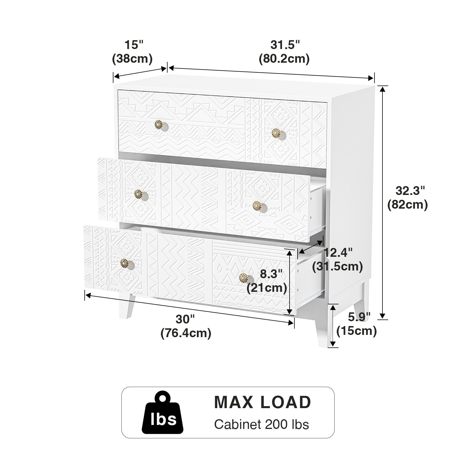 Delarpo H0170-LO1US64933 dressers - View #2