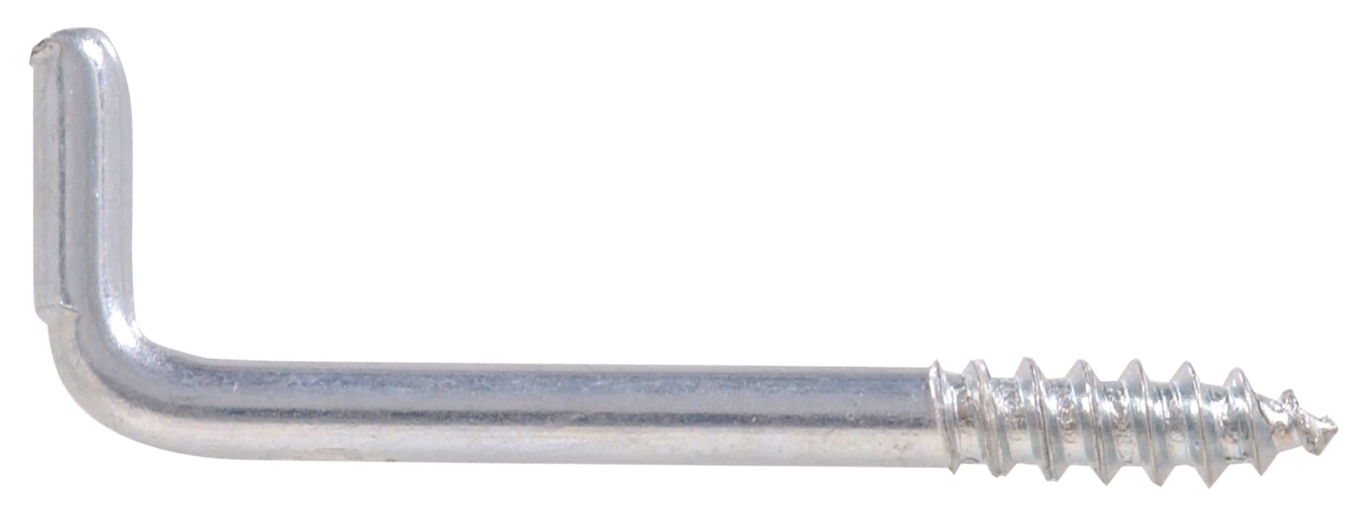 Hillman 0.106-in Zinc Steel Screw Hook (10-Pack) in the Hooks department at