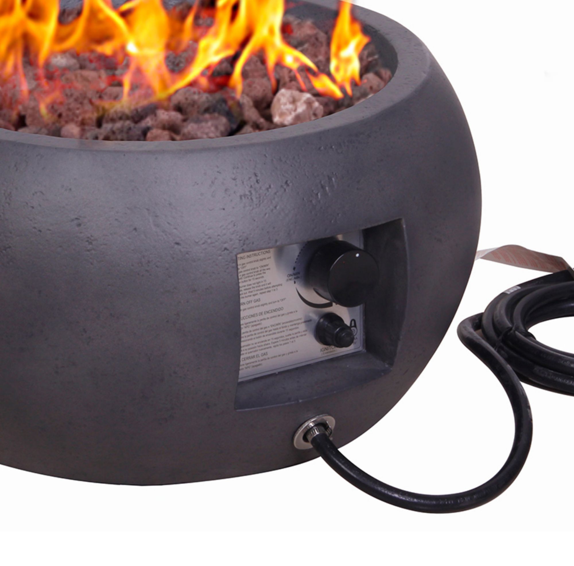 Miki Shinly EDF-0079-01MI Outdoor-Gas-Firepits - View #6