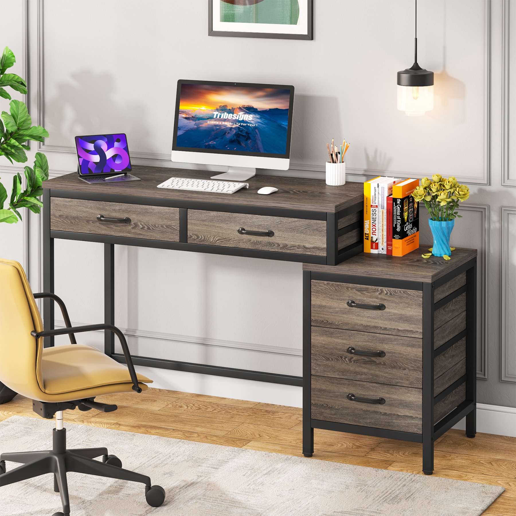 Fnova LWTJ-JW0449 Office-Tables - View #2