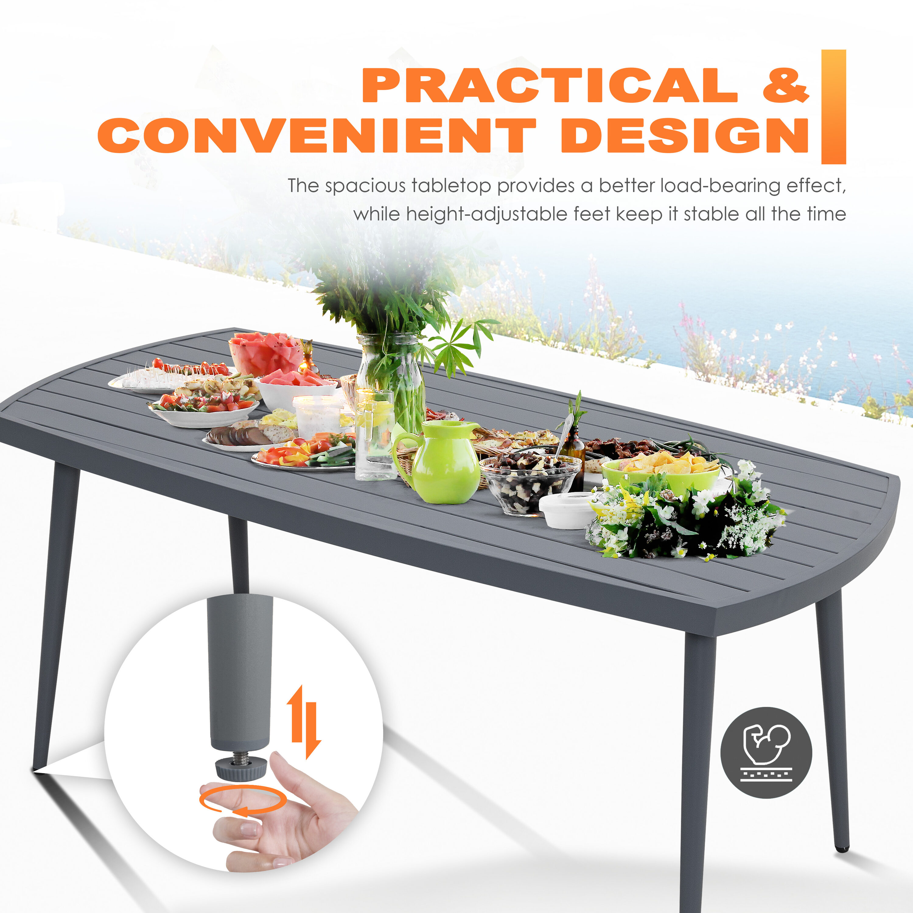 Nuu Garden TA109-HS Patio-Tables - View #2