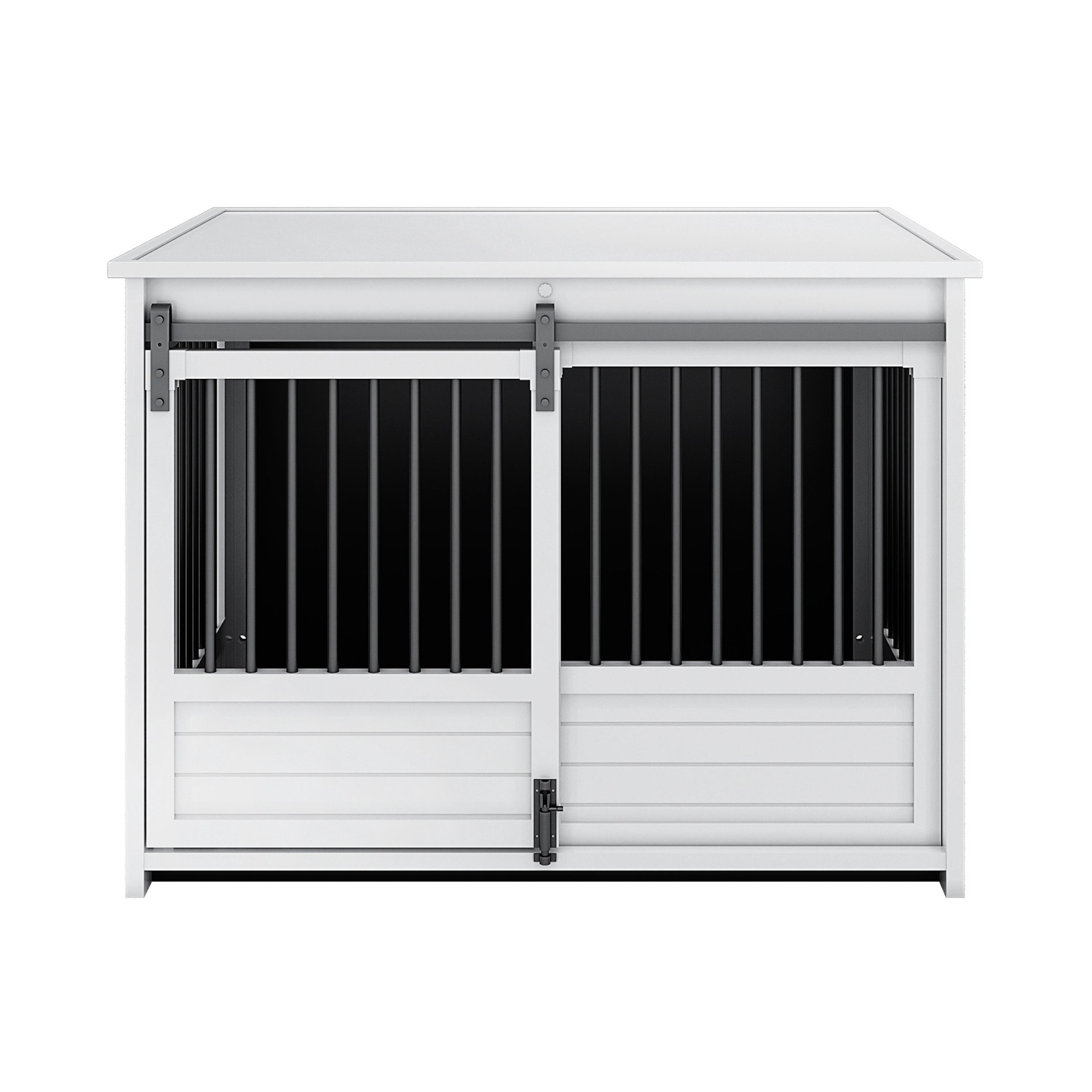 New Age Pet - Composite Indoor Crate for Any Pet Large (41 - 65 lbs.) Dog ( 3.13-ft L x 2.25-ft W...
