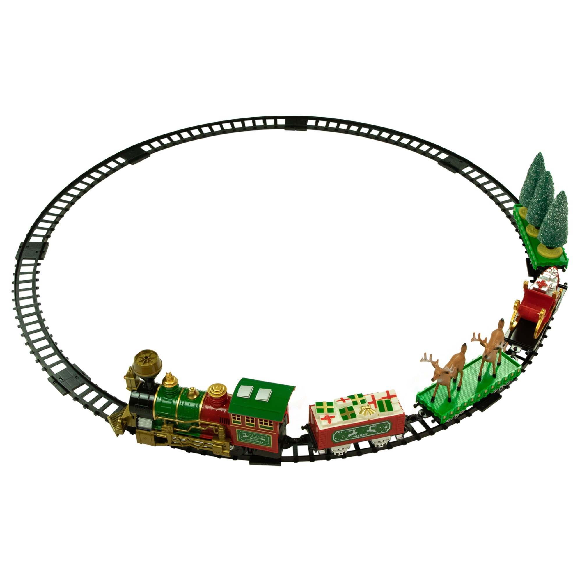 Lowes christmas train set online