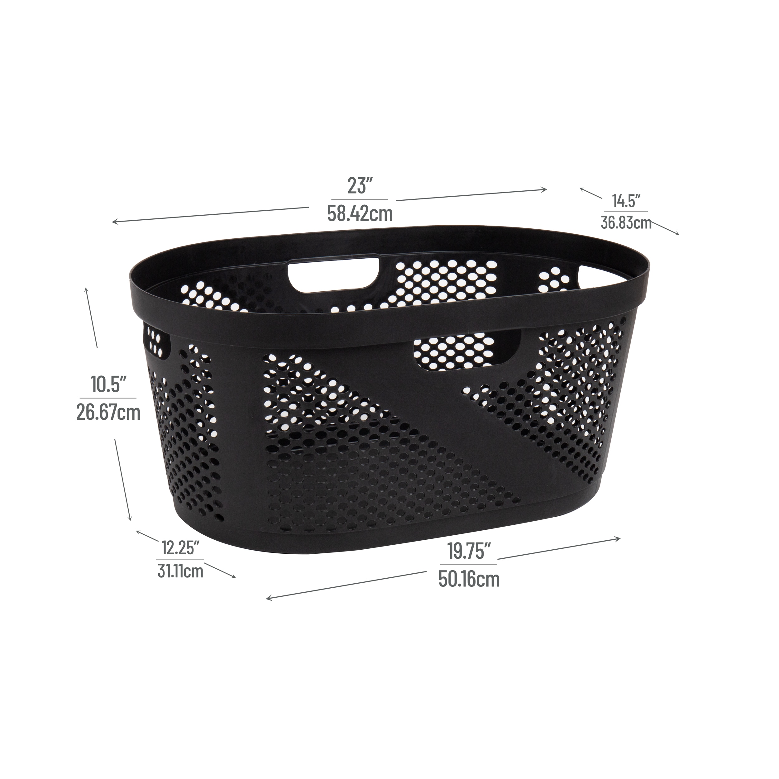 Mind Reader HHAMP40-BLK Hamper-Baskets - View #3
