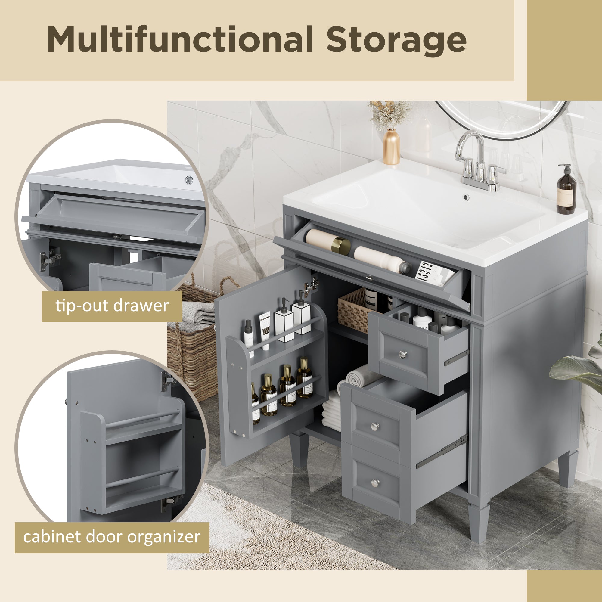 Tatayosi T122AAE-2 Bath-Vanity-Combo - View #8