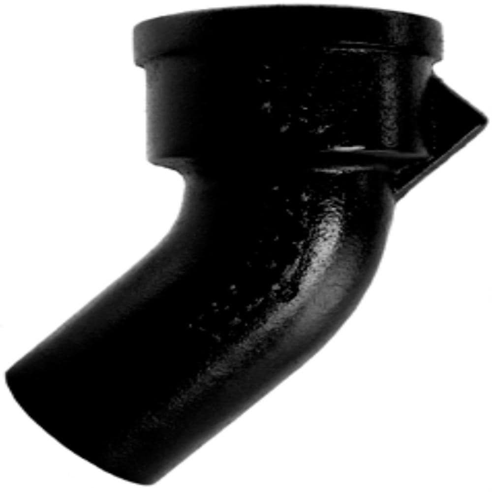 Charlotte Pipe 4-in Black Cast Iron DWV Pipe/Fittings, Service Type ...