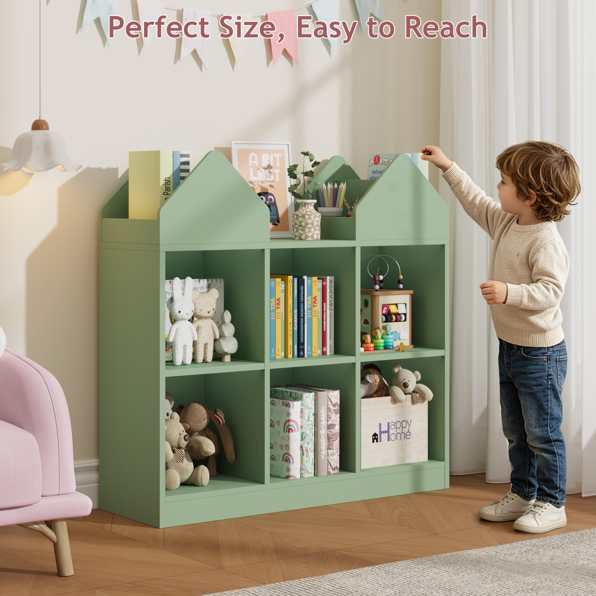 DEXSO BQAOL39YX6F0V1Z Kids-Bookcases - View #5