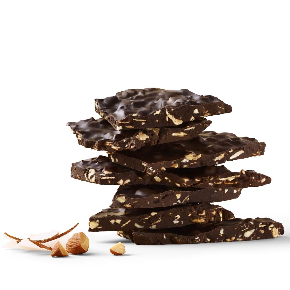 Bark Thins Snacking Chocolate Dark Chocolate Toasted Coconut with Almonds -  4.7 oz Pack of 3